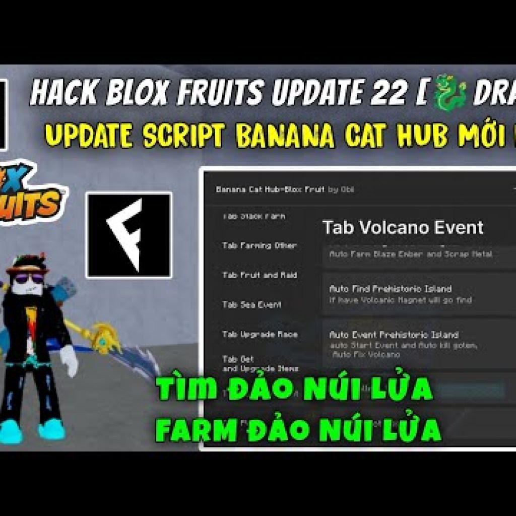 Cách Hack Blox Fruits Update 22 – Script Banana Cat Hub Mới Nhất, Auto Farm Siêu Mượt Cách Hack Blox Fruits Update 22 – Script Banana Cat Hub Mới Nhất, Auto Farm Siêu Mượt