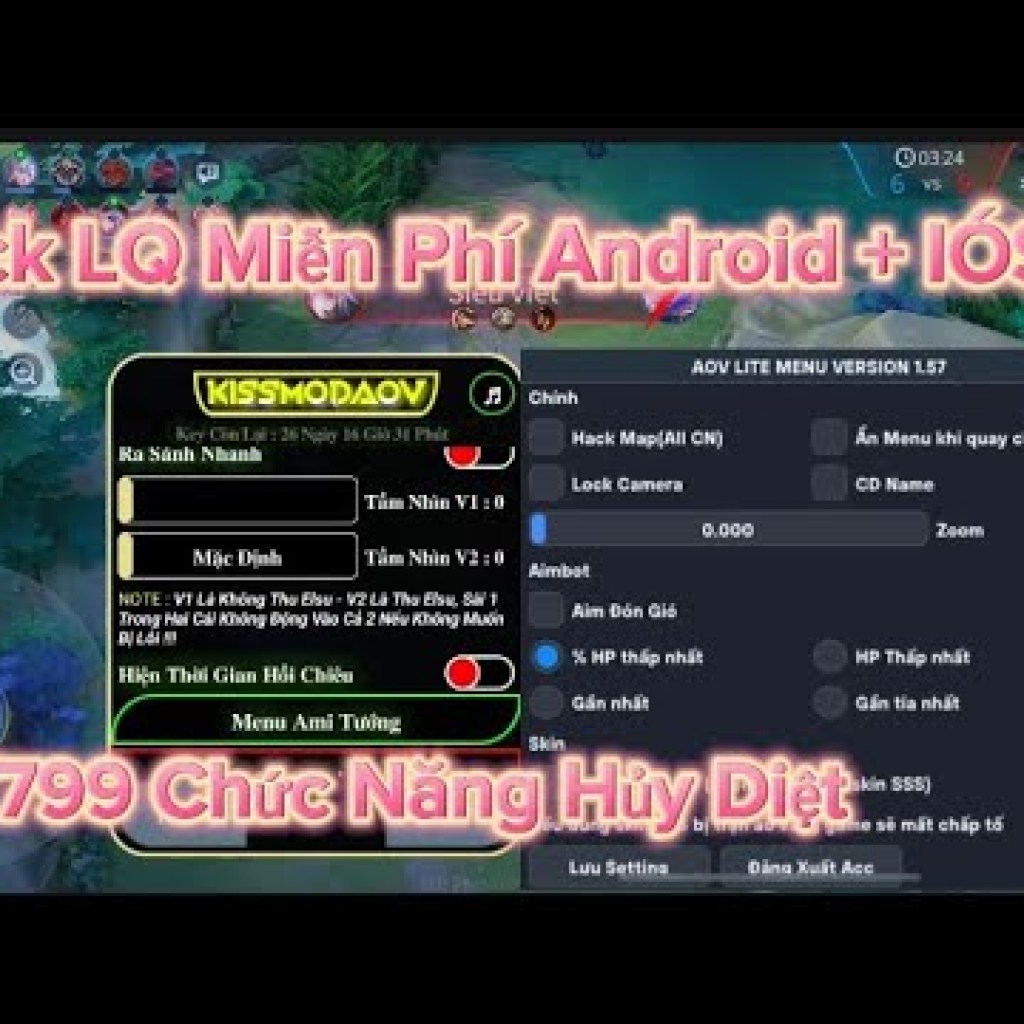 Cách Hack Liên Quân Mới Nhất: Menu Hack Map Liên Quân Mùa 33 Mod LQ Mới Nhất Cách Hack Liên Quân Mới Nhất: Menu Hack Map Liên Quân Mùa 33 Mod LQ Mới Nhất