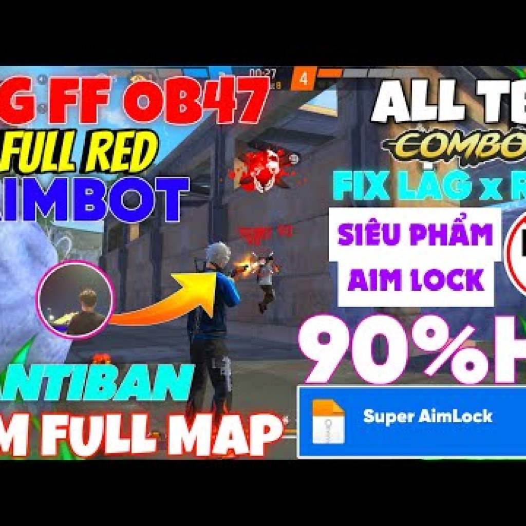 Hướng dẫn cài đặt siêu phẩm AIM LOCK 100% Full Đỏ Aimz kết hợp Fix Lag Ghim Mũ VIP – Phiên bản OB47 Hướng dẫn cài đặt siêu phẩm AIM LOCK 100% Full Đỏ Aimz kết hợp Fix Lag Ghim Mũ VIP – Phiên bản OB47