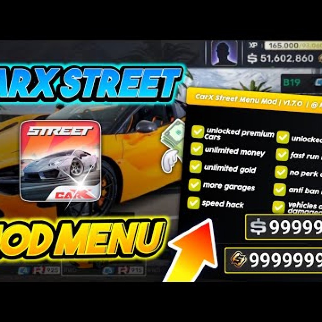 Hướng dẫn cài đặt CarX Street MOD APK v170 – Tăng tiền vàng, mở khóa tất cả xe mới nhất 2024 Hướng dẫn cài đặt CarX Street MOD APK v170 – Tăng tiền vàng, mở khóa tất cả xe mới nhất 2024