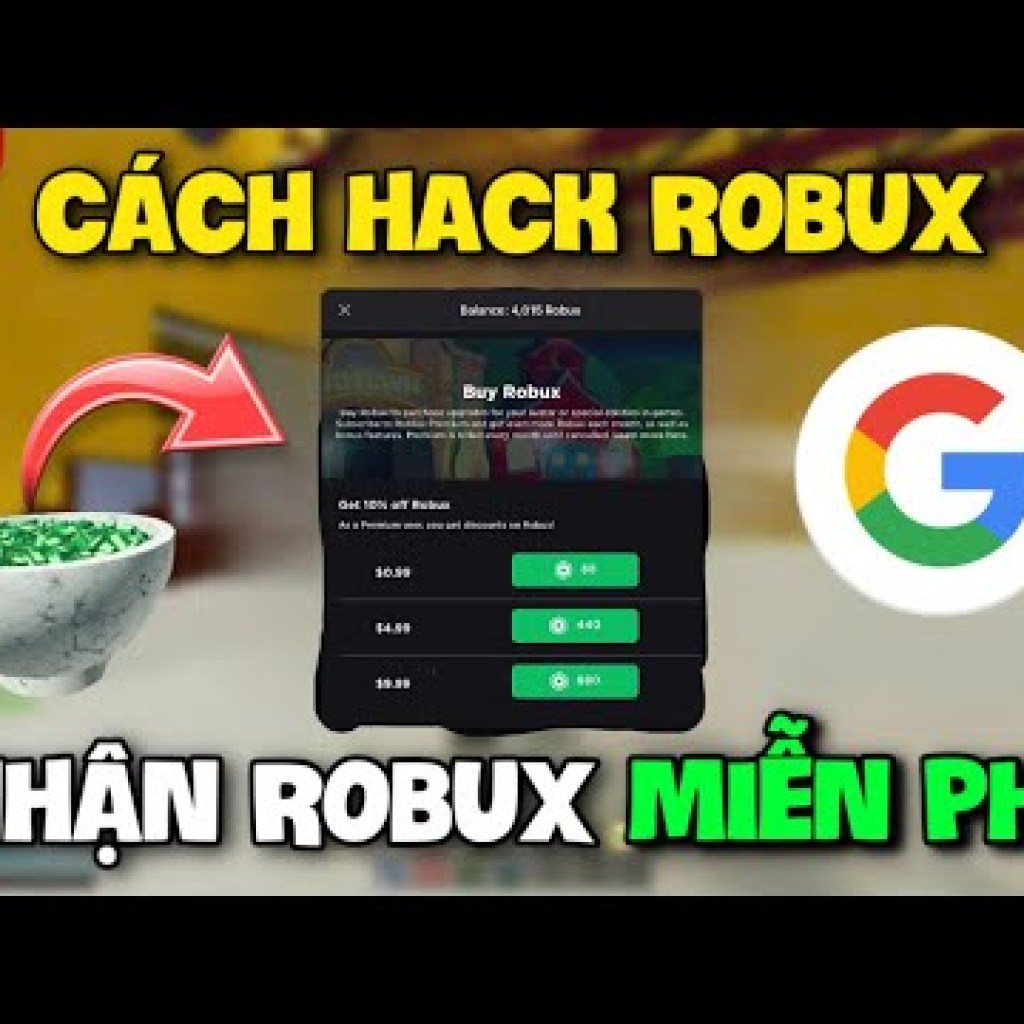 Cách Hack Robux Miễn Phí Mới Nhất cho Roblox – 100% Thành Công (Update 21) Cách Hack Robux Miễn Phí Mới Nhất cho Roblox – 100% Thành Công (Update 21)