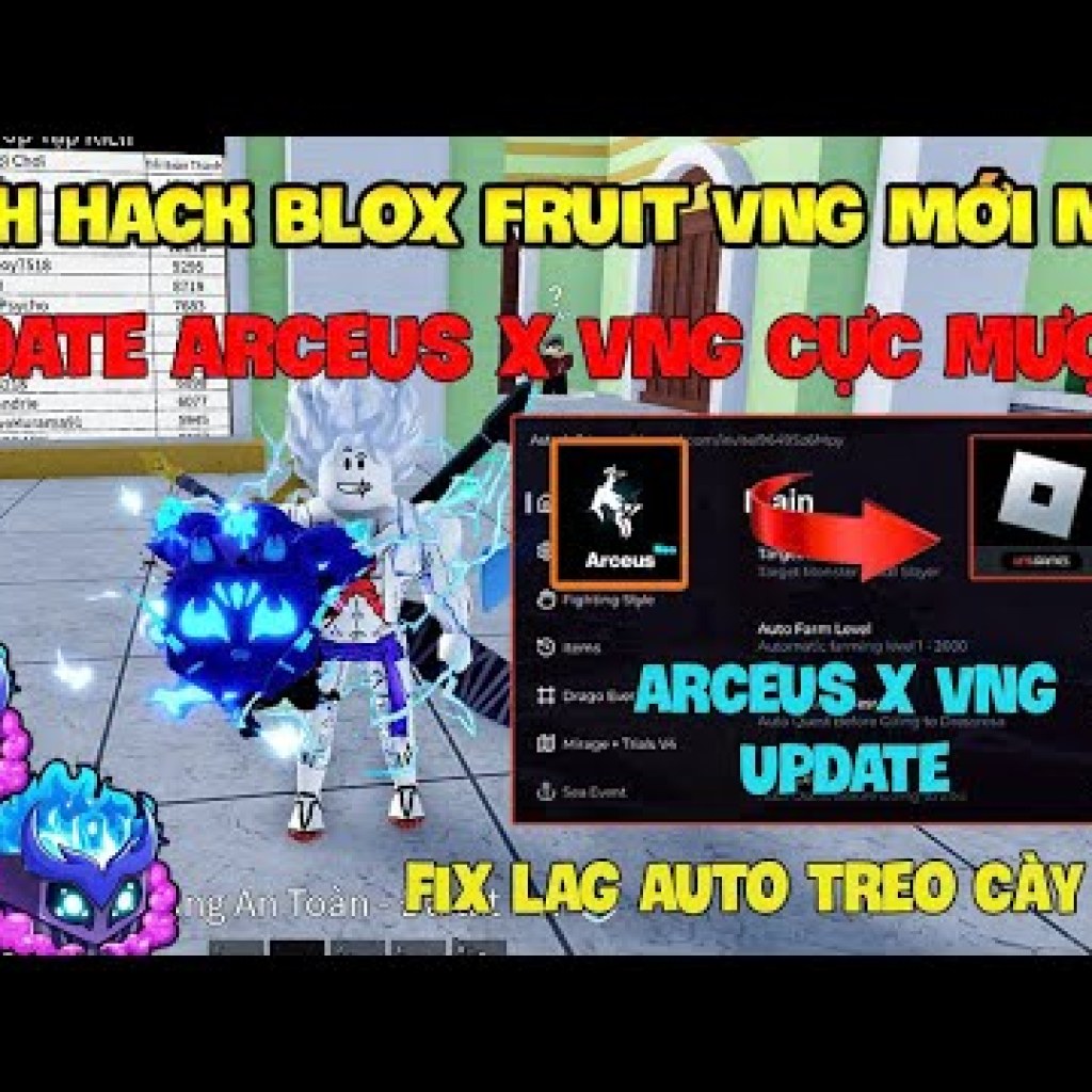 Cách Hack Roblox VNG Blox Fruit Trên Điện Thoại, Máy Tính và iOS Hiệu Quả Như Delta x VNG và Arceus x VNG Mới Nhất Cách Hack Roblox VNG Blox Fruit Trên Điện Thoại, Máy Tính và iOS Hiệu Quả Như Delta x VNG và Arceus x VNG Mới Nhất