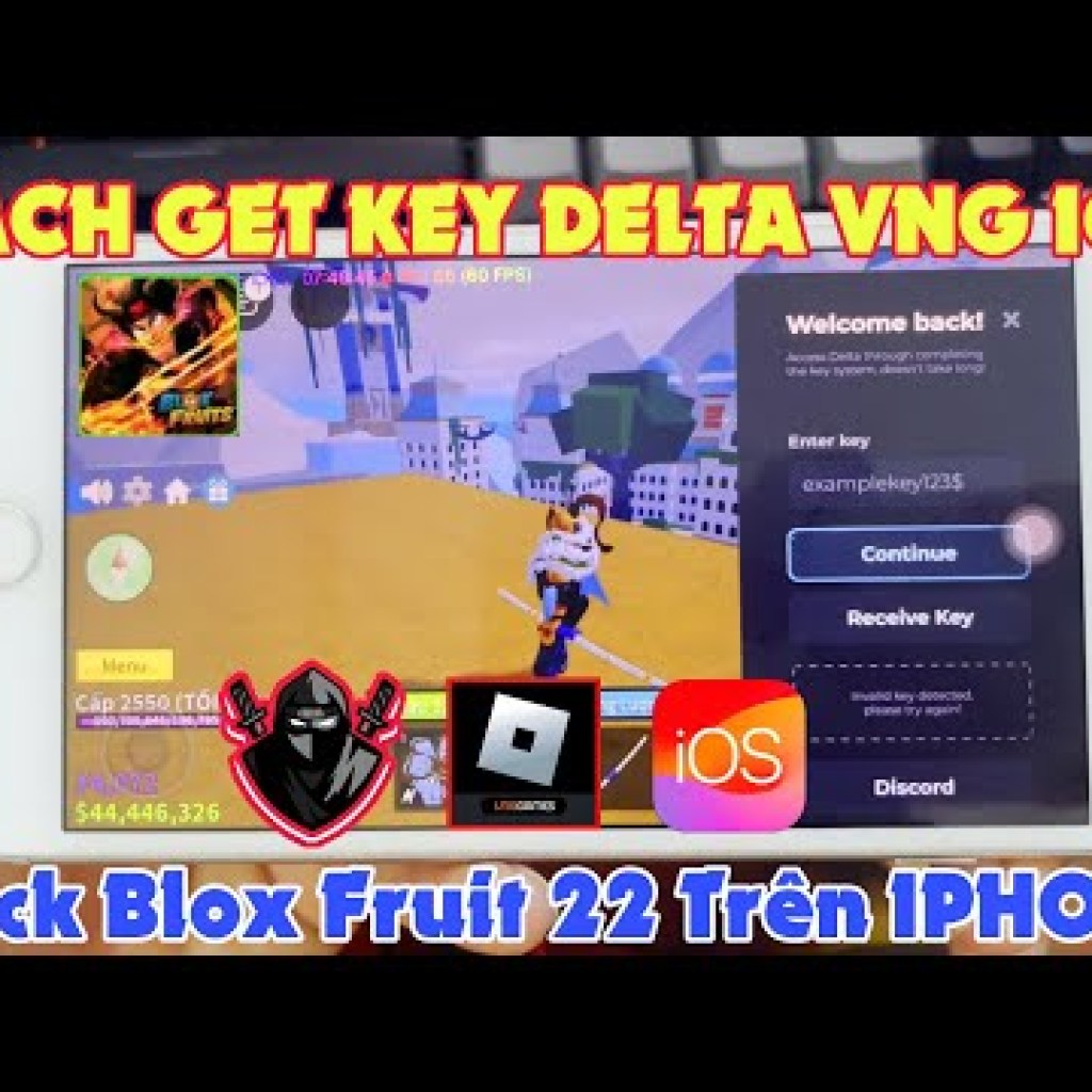 Cách Lấy KEY Delta VNG IOS Lite Mới Nhất Trên IPHONE Hack Blox Fruit 22 Sau Update DRAGON Cách Lấy KEY Delta VNG IOS Lite Mới Nhất Trên IPHONE Hack Blox Fruit 22 Sau Update DRAGON