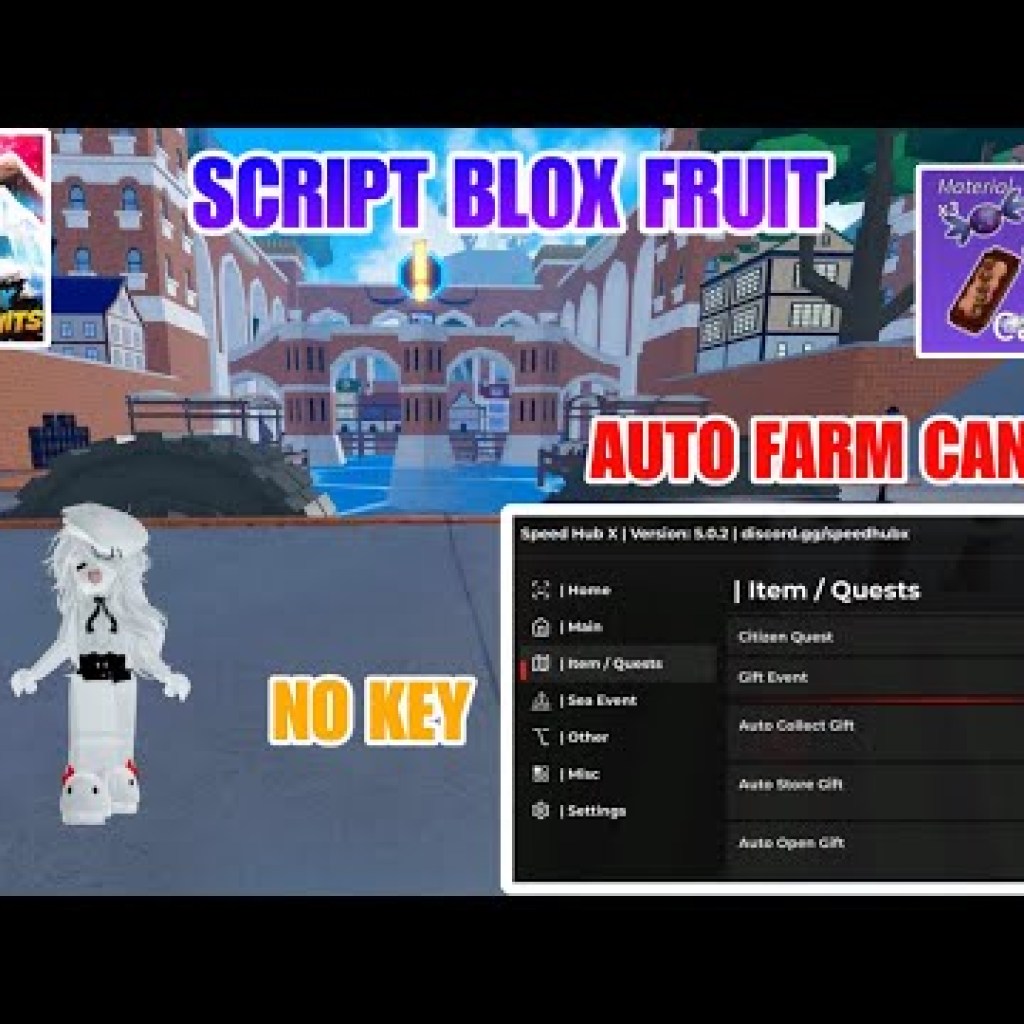 Cách Hack Blox Fruit UPDATE XMAS No Key Trên Điện Thoại: Auto Farm Candy và Nhặt Hộp Quà Tự Động Cách Hack Blox Fruit UPDATE XMAS No Key Trên Điện Thoại: Auto Farm Candy và Nhặt Hộp Quà Tự Động