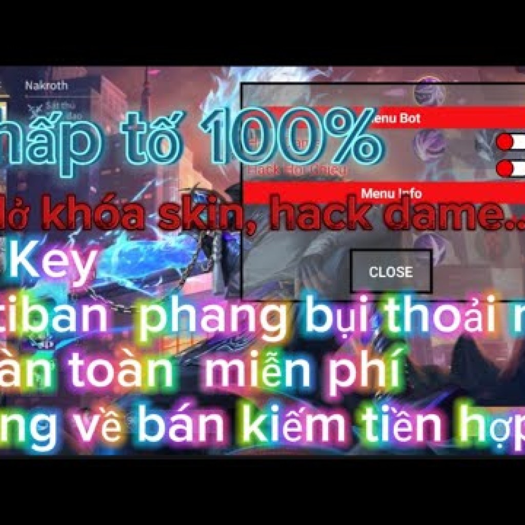 Menu Hack Liên Quân Mùa 32 – Antiban, Siêu Vip, Nhiều Chức Năng Miễn Phí – Toàn Bộ Vip Mod Menu Hack Liên Quân Mùa 32 – Antiban, Siêu Vip, Nhiều Chức Năng Miễn Phí – Toàn Bộ Vip Mod