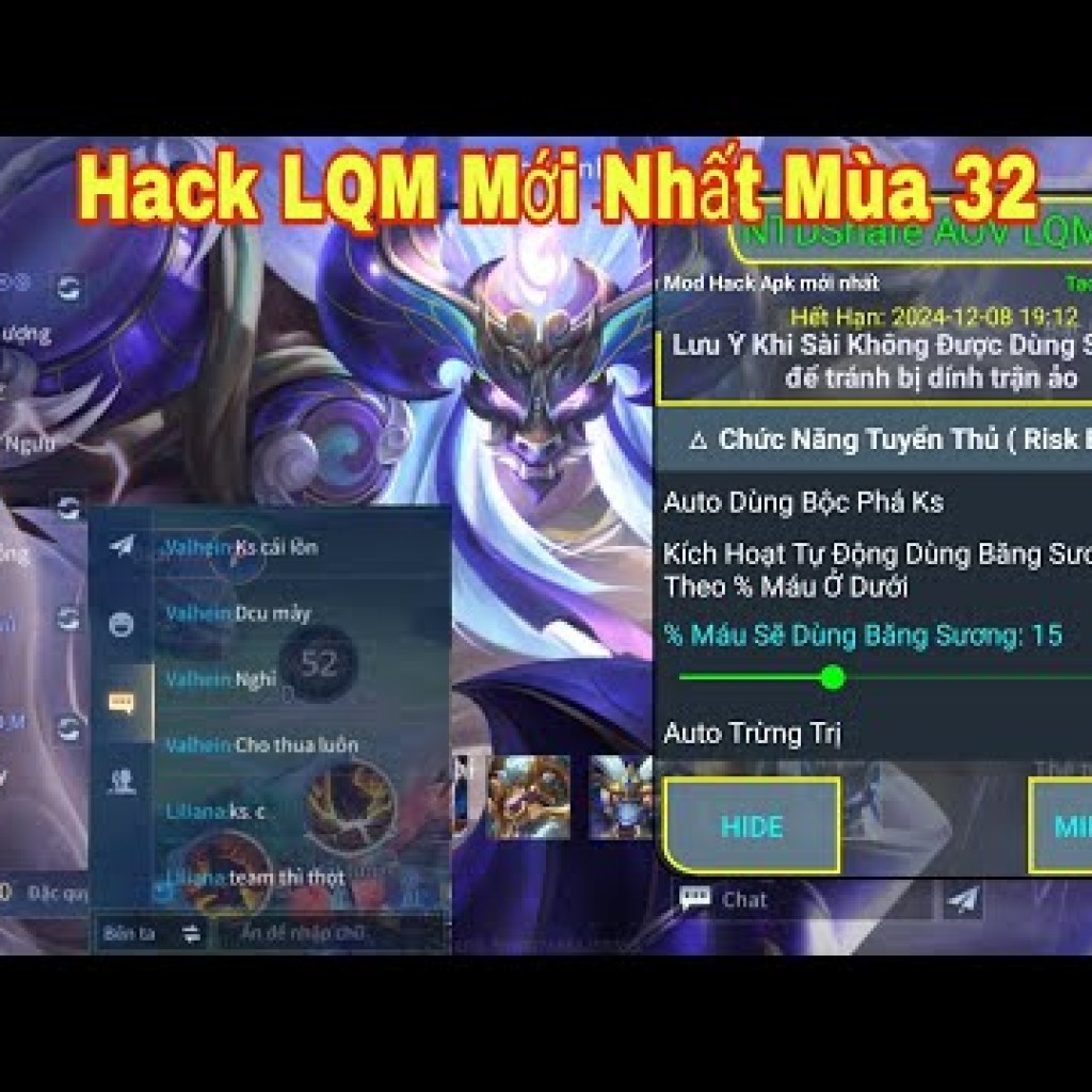 Hack Map Liên Quân Mùa 32 – Menu Hack LQ Miễn Phí và Mới Nhất Hack Map Liên Quân Mùa 32 – Menu Hack LQ Miễn Phí và Mới Nhất