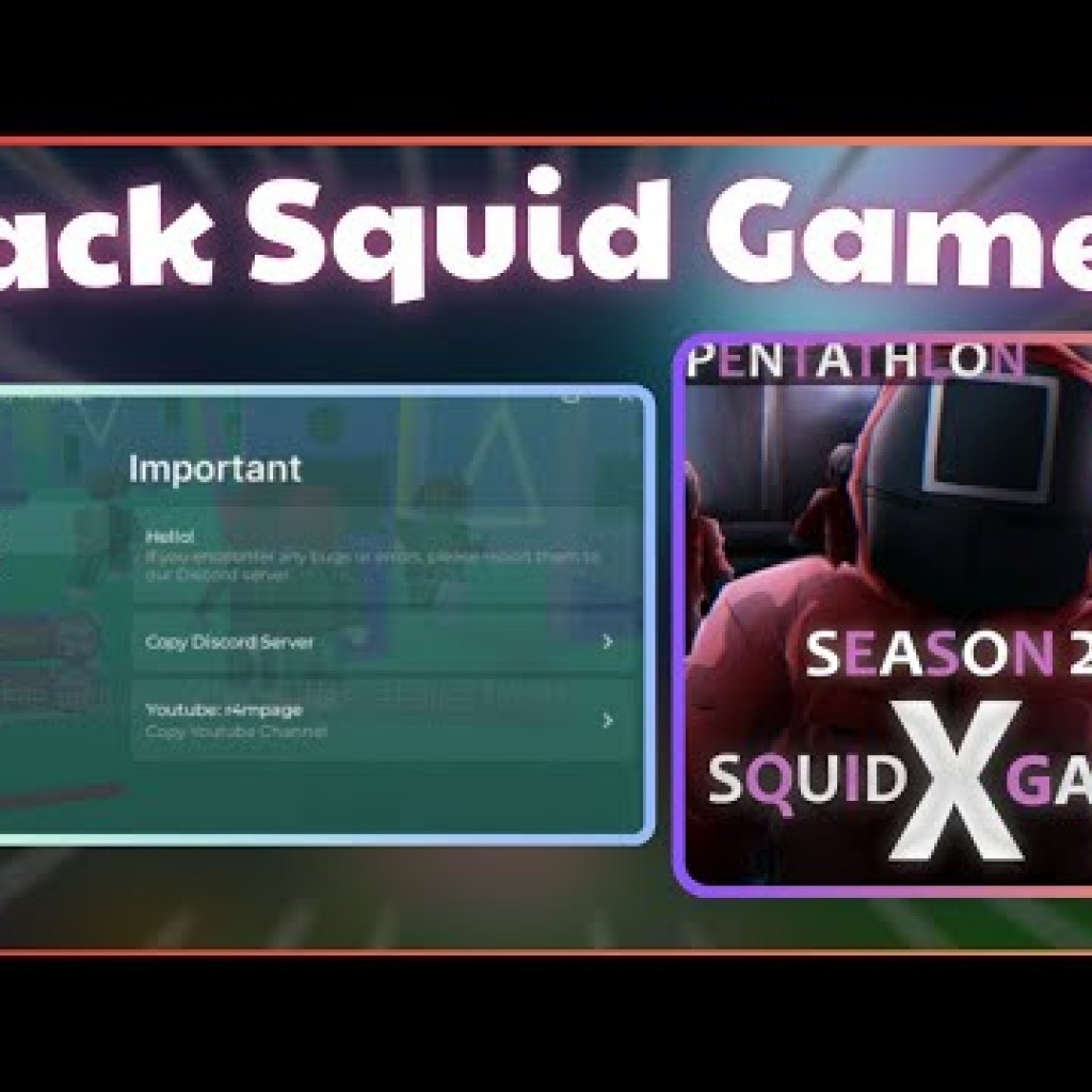 Hack Squid Game X trên điện thoại: Tự động chiến thắng và vượt qua Tug of War với Script Hack Squid Game X Hack Squid Game X trên điện thoại: Tự động chiến thắng và vượt qua Tug of War với Script Hack Squid Game X