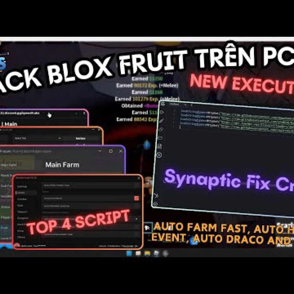 Cách Hack Blox Fruit Không Get Key Trên PC với Synaptic Mới Roblox và Top 4 Script Ngon Nhất 2025 Cách Hack Blox Fruit Không Get Key Trên PC với Synaptic Mới Roblox và Top 4 Script Ngon Nhất 2025