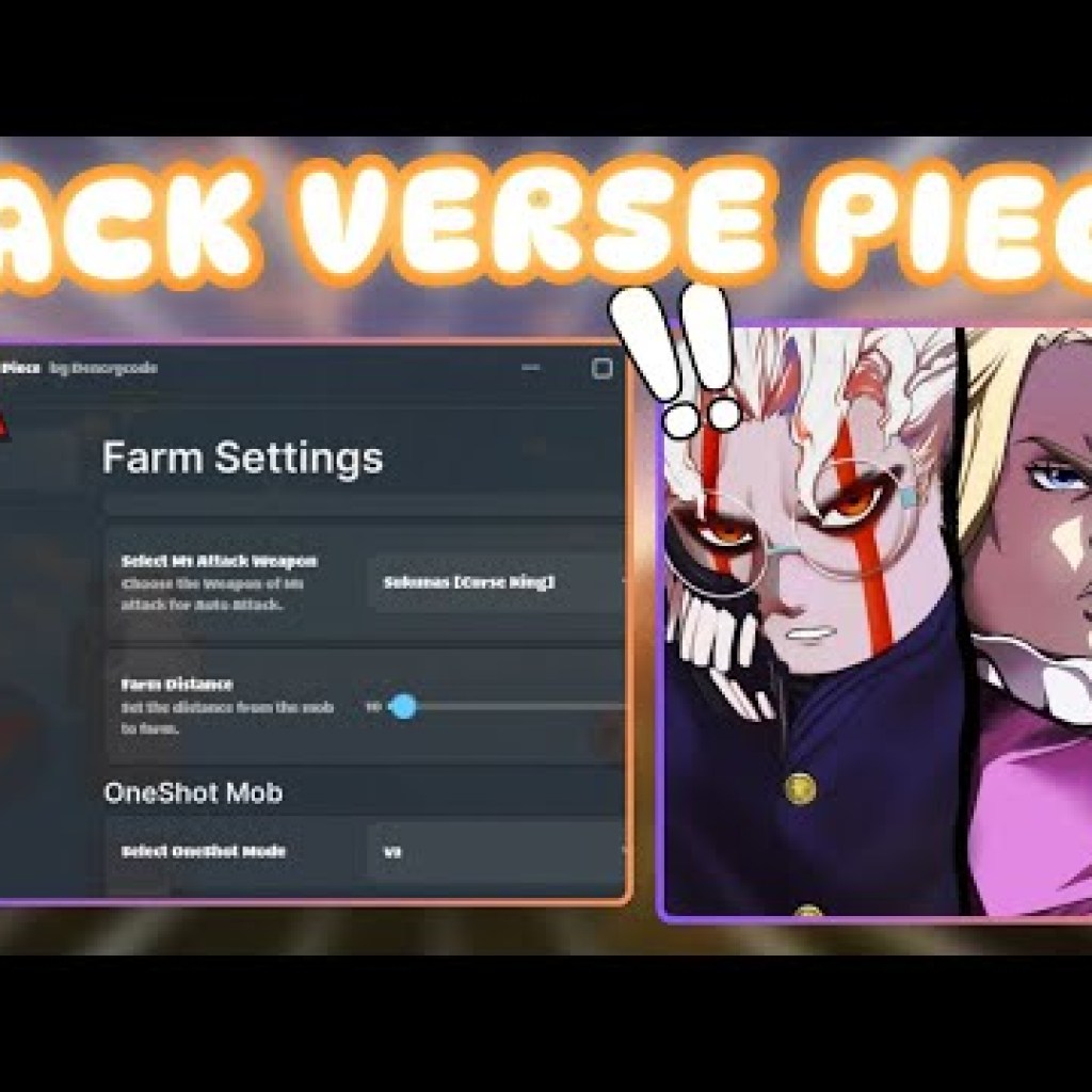 Hướng dẫn Hack Verse Piece trên điện thoại: Auto Boss, Auto Reroll, Auto Fruit, Script Hack Verse Piece Hướng dẫn Hack Verse Piece trên điện thoại: Auto Boss, Auto Reroll, Auto Fruit, Script Hack Verse Piece