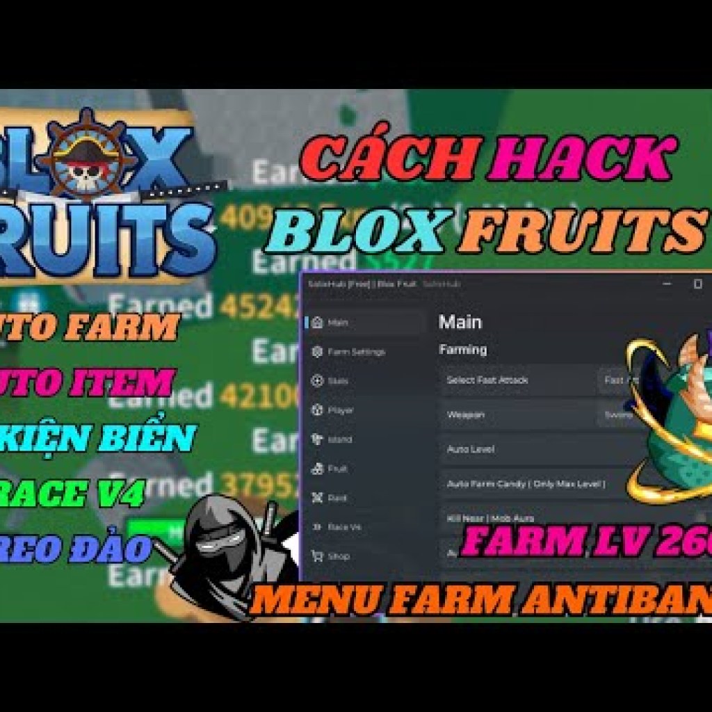 Cách hack Blox Fruits 22 trên điện thoại không bị ban acc – Menu VIP auto farm, level 2600, đầy đủ tính năng Cách hack Blox Fruits 22 trên điện thoại không bị ban acc – Menu VIP auto farm, level 2600, đầy đủ tính năng