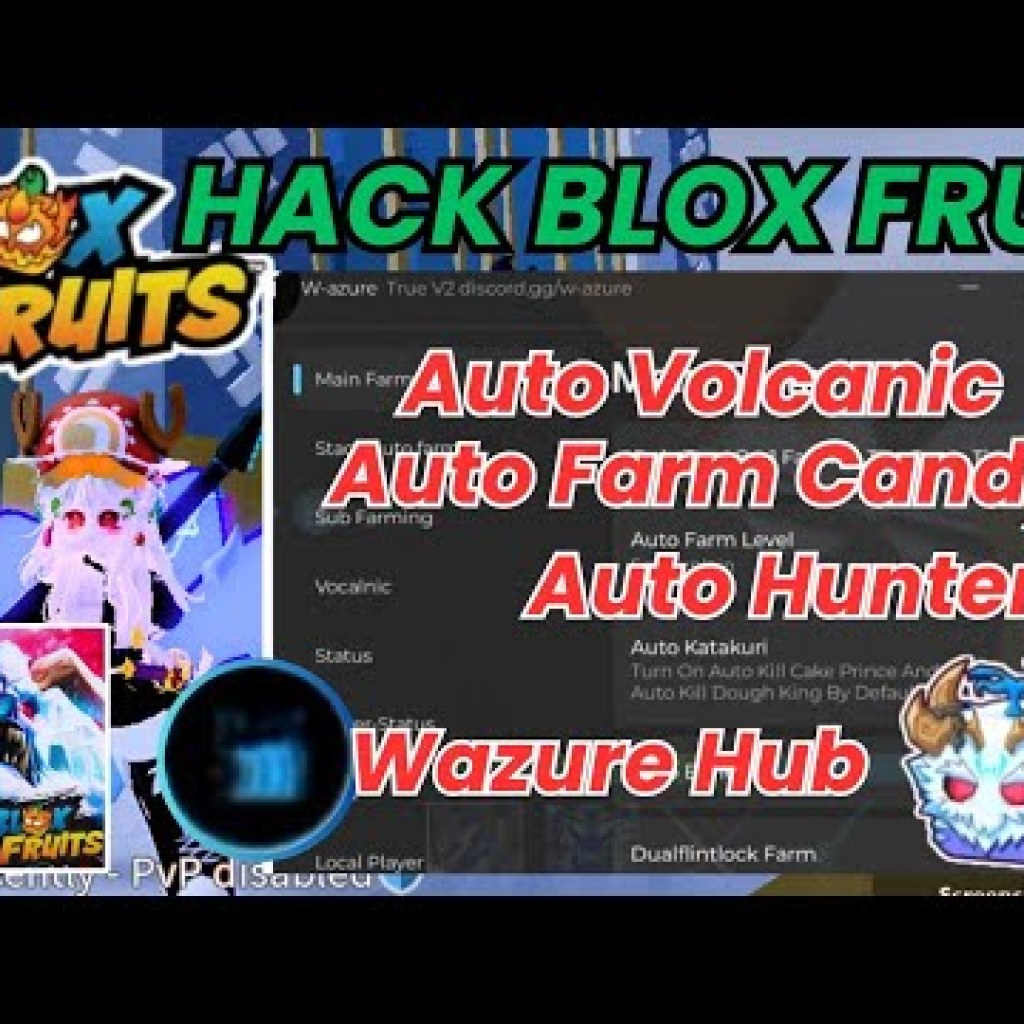 Hack Blox Fruits VNG: Tự động cập nhật Wazure Hub, Volcanic, Event – Không cần key Hack Blox Fruits VNG: Tự động cập nhật Wazure Hub, Volcanic, Event – Không cần key