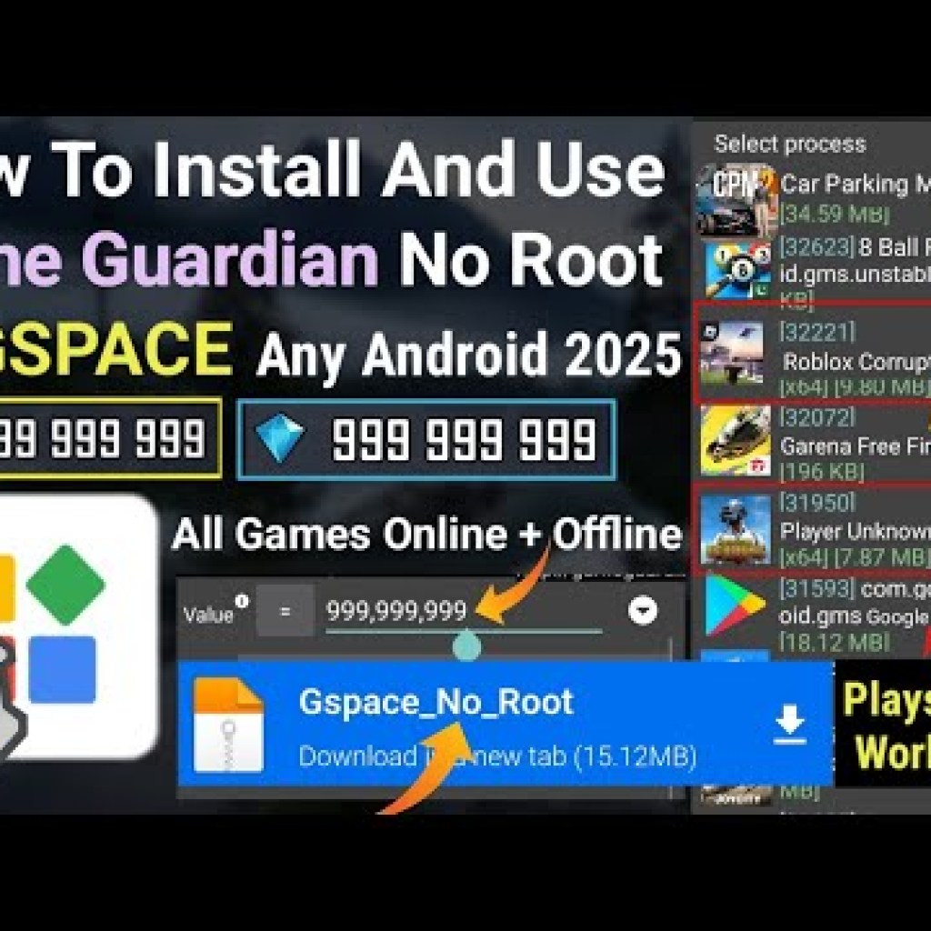Cách Cài Đặt Và Sử Dụng Game Guardian Trong Gspace Cho Android 2025 Cách Cài Đặt Và Sử Dụng Game Guardian Trong Gspace Cho Android 2025