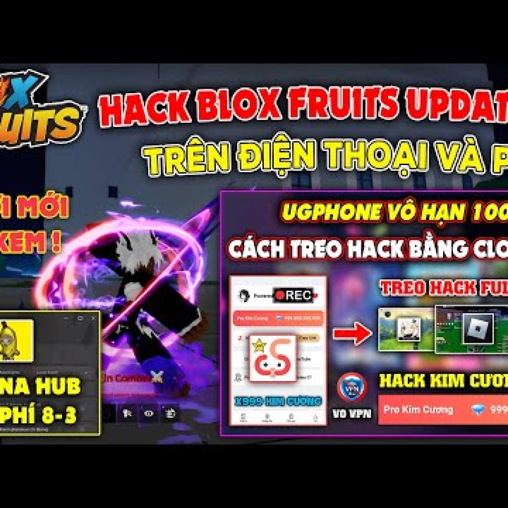 Cách treo hack Blox Fruits Vô Hạn bằng Ugphone Mod và Banana Hub miễn phí 100% – Hướng dẫn đầy đủ với Script Full Kim Cương Cách treo hack Blox Fruits Vô Hạn bằng Ugphone Mod và Banana Hub miễn phí 100% – Hướng dẫn đầy đủ với Script Full Kim Cương