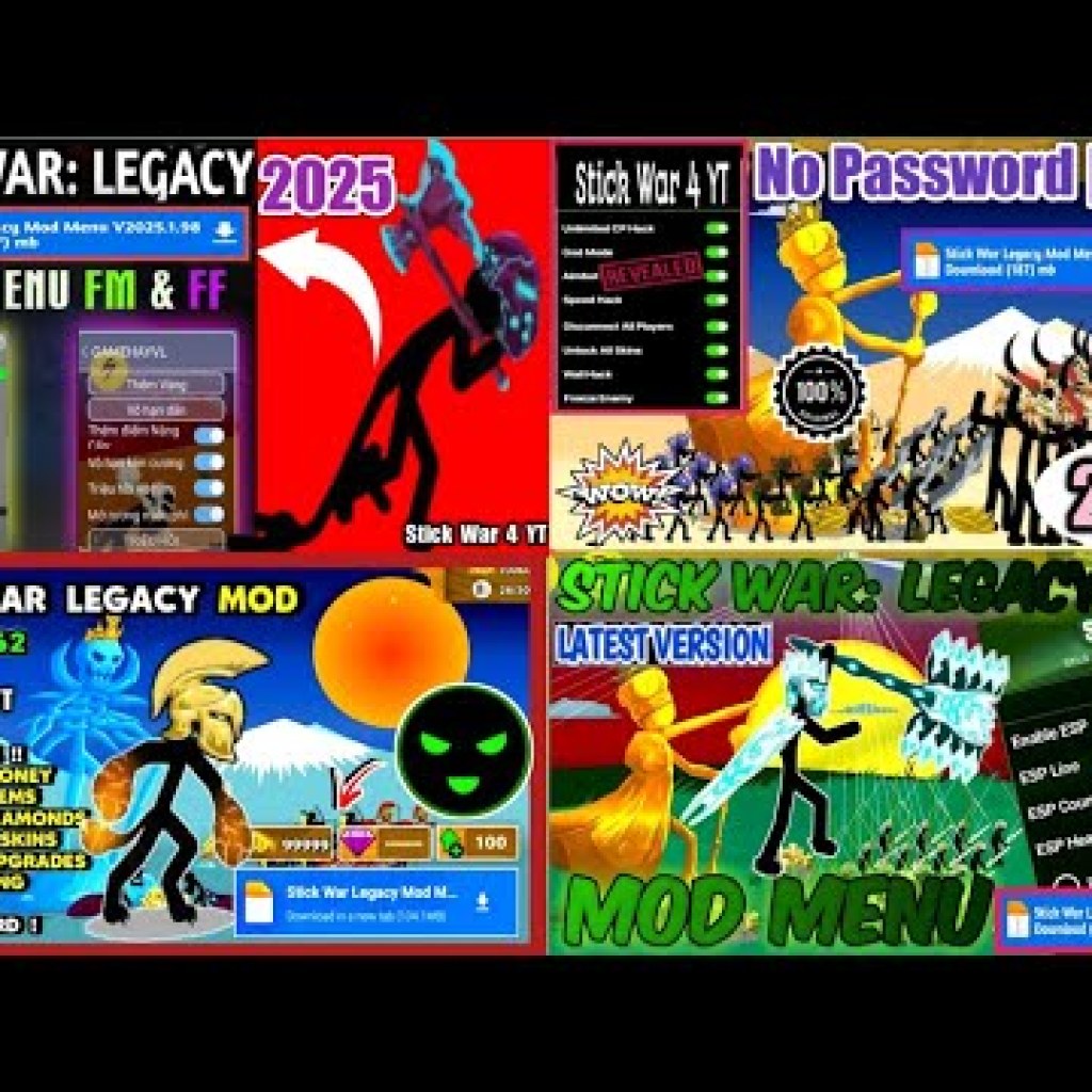Phiên bản nâng cấp Stick War Legacy Mod Menu Phiên bản nâng cấp Stick War Legacy Mod Menu