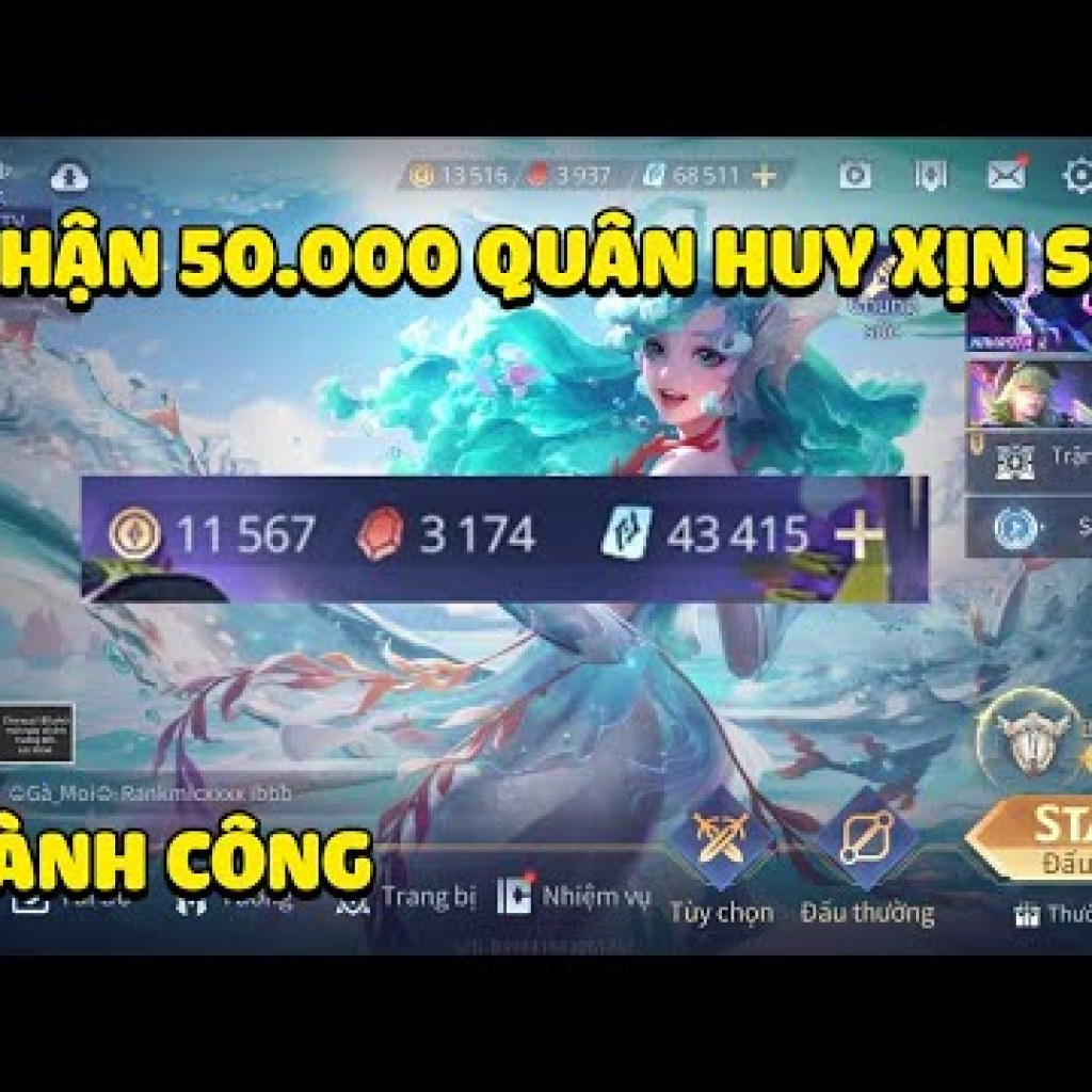 Hack Nhận 50000 Quân Huy Miễn Phí Cách Mới Nhất 2024 Để Mua Skin Xịn Hack Nhận 50000 Quân Huy Miễn Phí Cách Mới Nhất 2024 Để Mua Skin Xịn