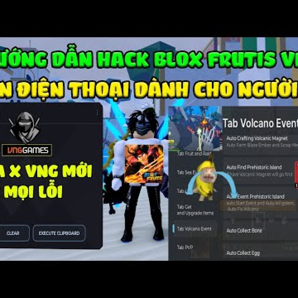 Hướng Dẫn Hack Blox Fruits VNG22 Trên Điện Thoại: Tìm Đảo Núi Lửa và Lấy Tộc Rồng Dễ Dàng Cho Người Mới Hướng Dẫn Hack Blox Fruits VNG22 Trên Điện Thoại: Tìm Đảo Núi Lửa và Lấy Tộc Rồng Dễ Dàng Cho Người Mới