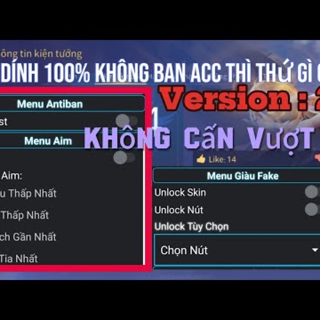 Chế độ Hack Liên Quân Chấp Tố Antiban – Mod Game Tuyển Thủ Chính Thức Chế độ Hack Liên Quân Chấp Tố Antiban – Mod Game Tuyển Thủ Chính Thức