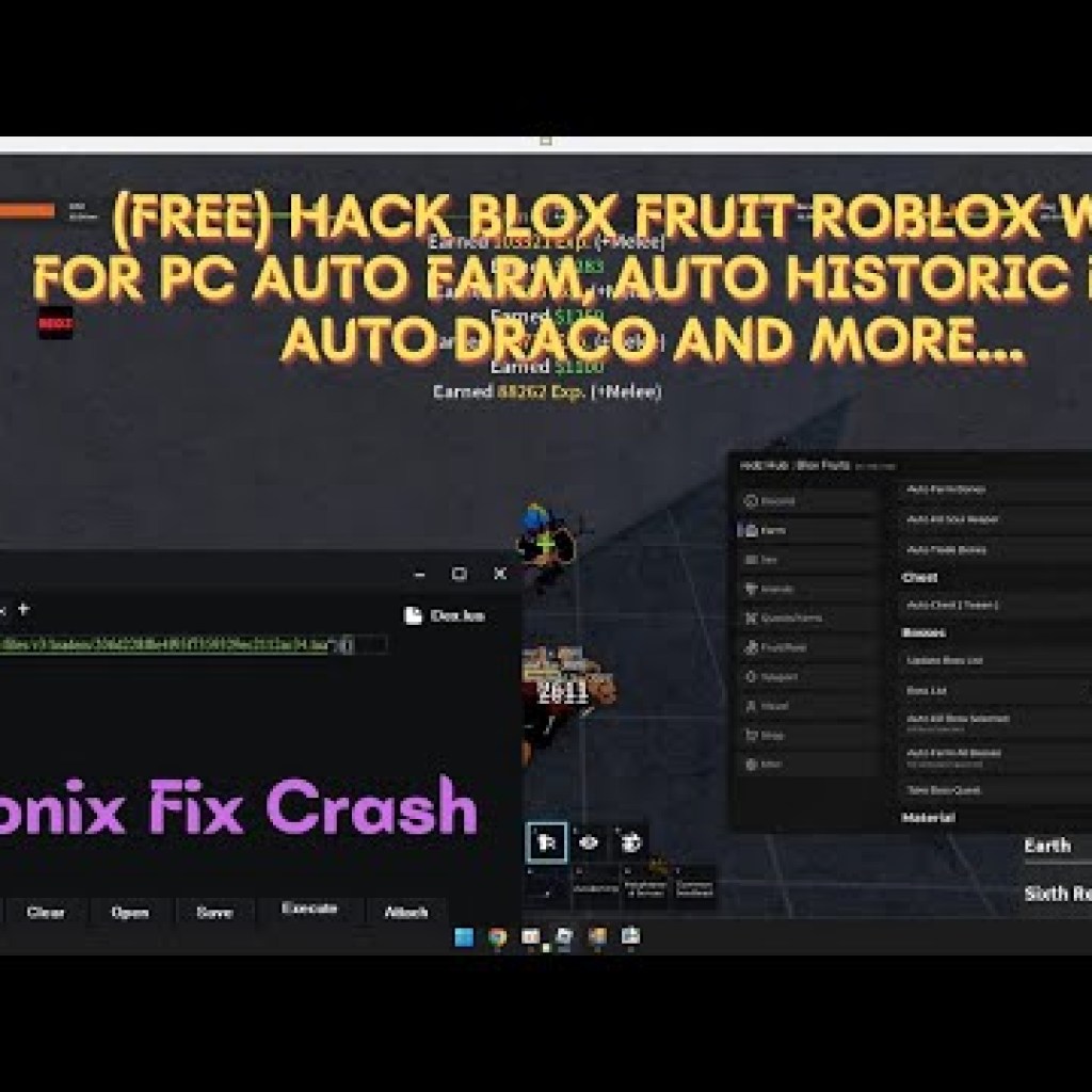 Miễn phí: Cách sửa lỗi Blox Fruit crash và không cần key trên PC với Ronix New – đơn giản và hiệu quả nhất! Miễn phí: Cách sửa lỗi Blox Fruit crash và không cần key trên PC với Ronix New – đơn giản và hiệu quả nhất!