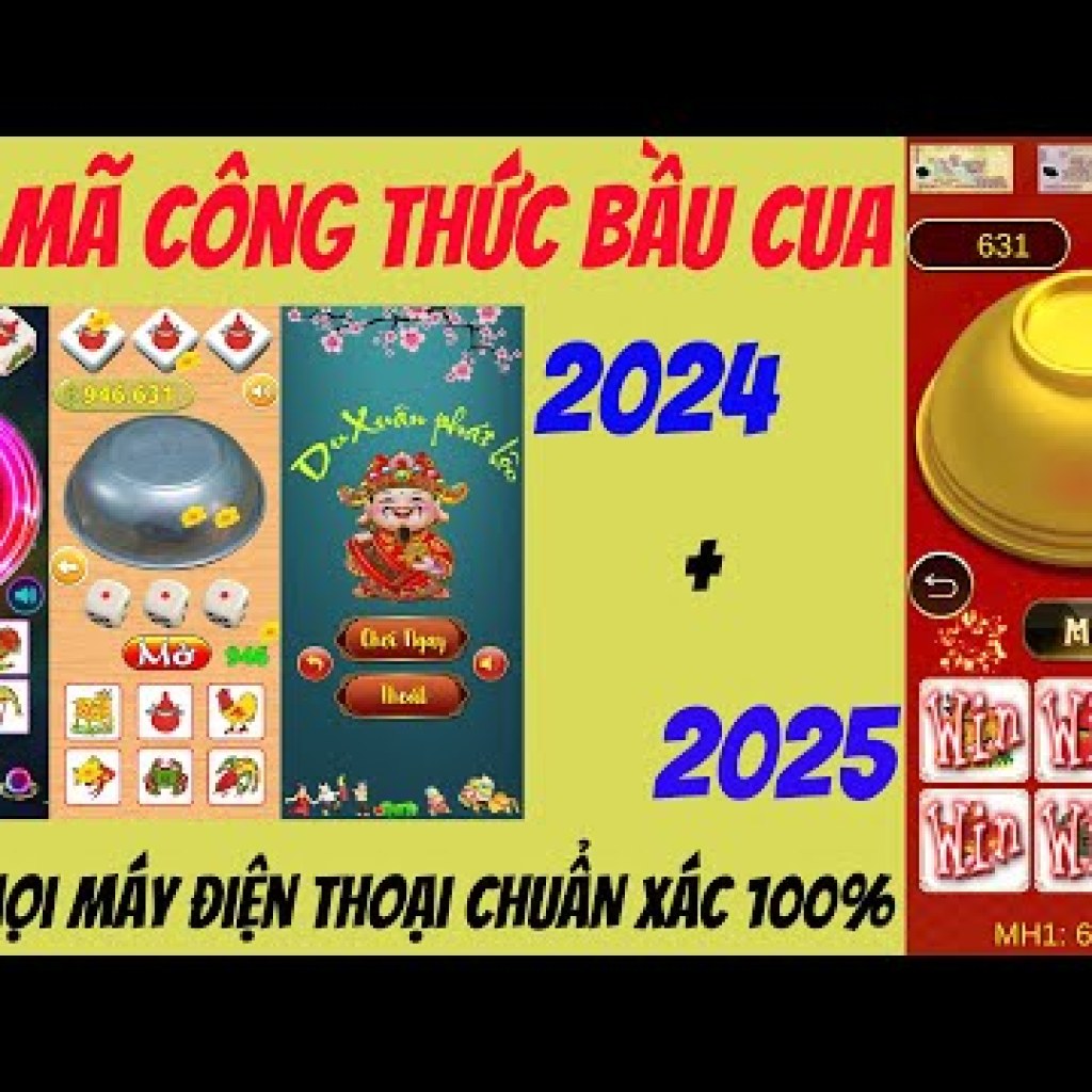 2025: Công Thức Bầu Cua Bịp Hack Quy Luật Game Trên Mọi Điện Thoại 2025: Công Thức Bầu Cua Bịp Hack Quy Luật Game Trên Mọi Điện Thoại