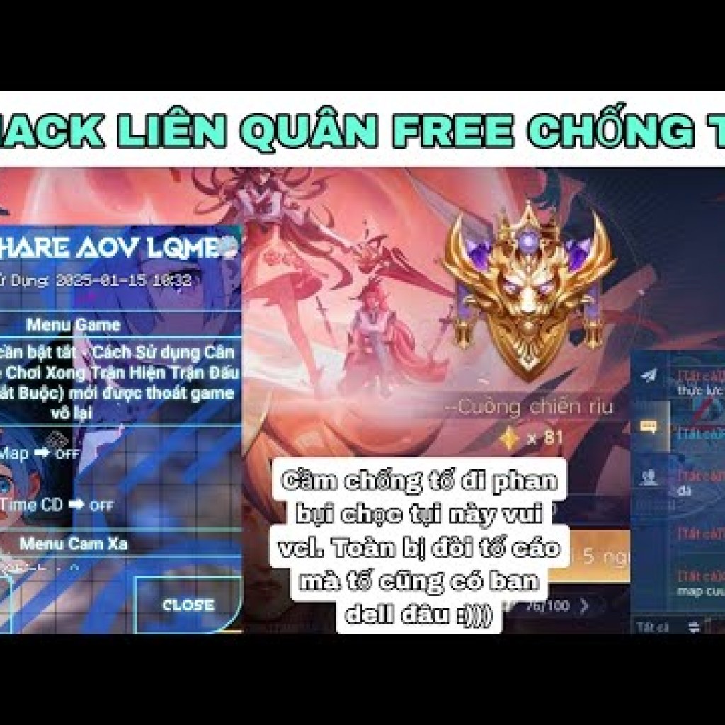 Liên Quân Hack Free Full Chức Auto Bộc Phá Băng Sương Trừng Trị Mod Skin ANTIBAN Liên Quân Hack Free Full Chức Auto Bộc Phá Băng Sương Trừng Trị Mod Skin ANTIBAN