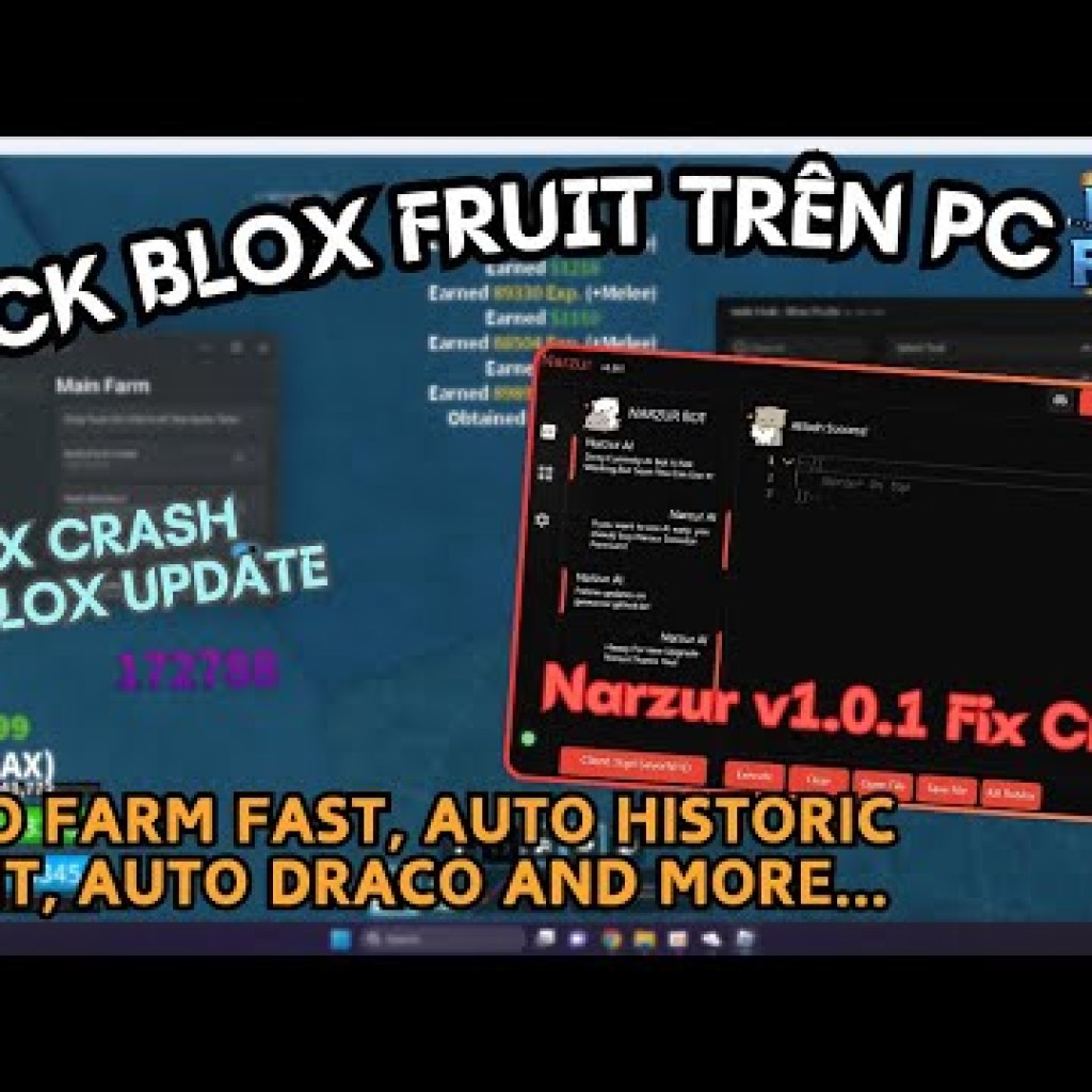 Cách Hack Blox Fruit Không Get Key Trên PC Với Narzur v101 Roblox Update Mới – Farm Siêu Nhanh Cách Hack Blox Fruit Không Get Key Trên PC Với Narzur v101 Roblox Update Mới – Farm Siêu Nhanh
