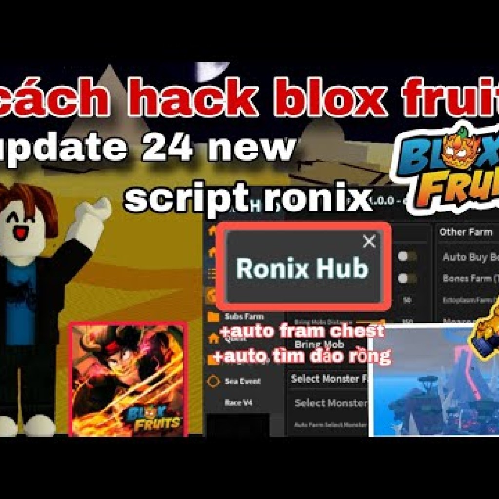 Cách Hack Blox Fruit Update 24: Script Auto Farm Level và Tìm Trái, Chest Mới Cách Hack Blox Fruit Update 24: Script Auto Farm Level và Tìm Trái, Chest Mới