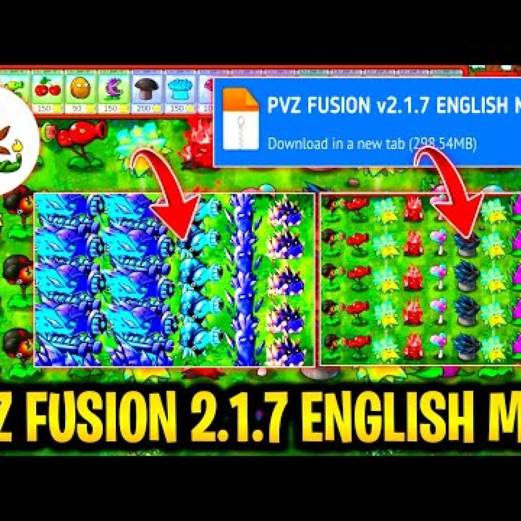 Tải Plants vs Zombies Fusion Edition MOD APK phiên bản mới nhất 217 với vô hạn tiền mặt và mở khóa tất cả các loài cây Tải Plants vs Zombies Fusion Edition MOD APK phiên bản mới nhất 217 với vô hạn tiền mặt và mở khóa tất cả các loài cây