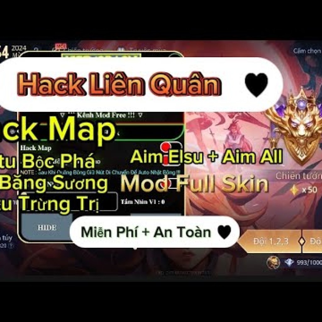 Cách Hack Liên Quân Mới Nhất: Hack Map, Menu Mod VIP Miễn Phí Mùa 32 Cách Hack Liên Quân Mới Nhất: Hack Map, Menu Mod VIP Miễn Phí Mùa 32