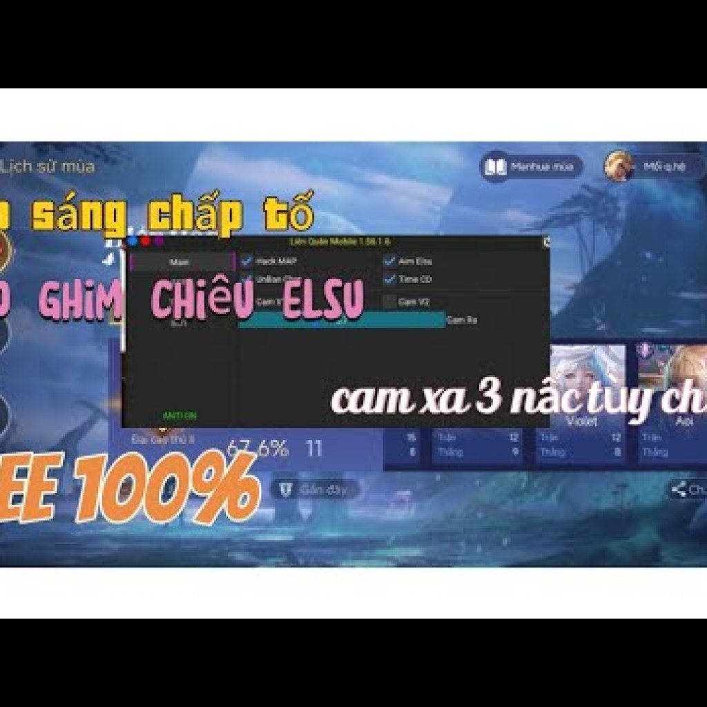 Cách Hack Liên Quân Mới Nhất: Hack Map, Menu Mod VIP Miễn Phí Mùa 32 Liên Quân Cách Hack Liên Quân Mới Nhất: Hack Map, Menu Mod VIP Miễn Phí Mùa 32 Liên Quân