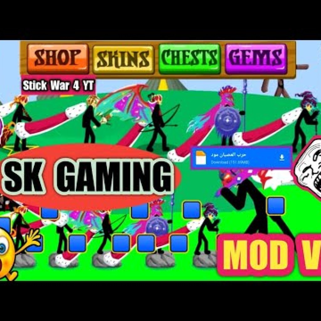 SK Gaming Mod Vip cho game Stick War Legacy SK Gaming Mod Vip cho game Stick War Legacy