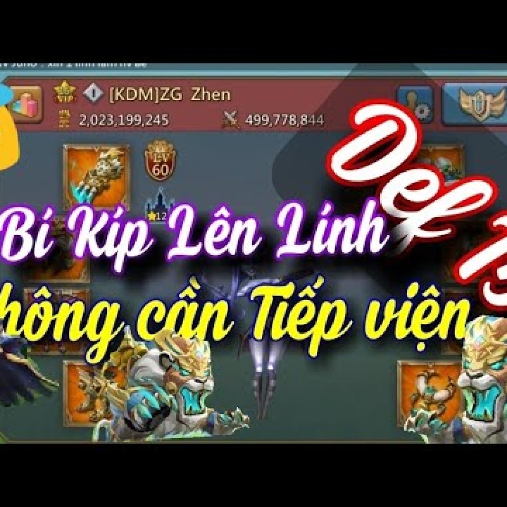 Cách Lên Lực Chiến Nhanh Trong Lords Mobile ? Lords Mobile – T5 – Trap BCZ cách Lên lính Def rally Full champ chấp không thủ lĩnh và tiếp viện Cách Lên Lực Chiến Nhanh Trong Lords Mobile ? Lords Mobile – T5 – Trap BCZ cách Lên lính Def rally Full champ chấp không thủ lĩnh và tiếp viện