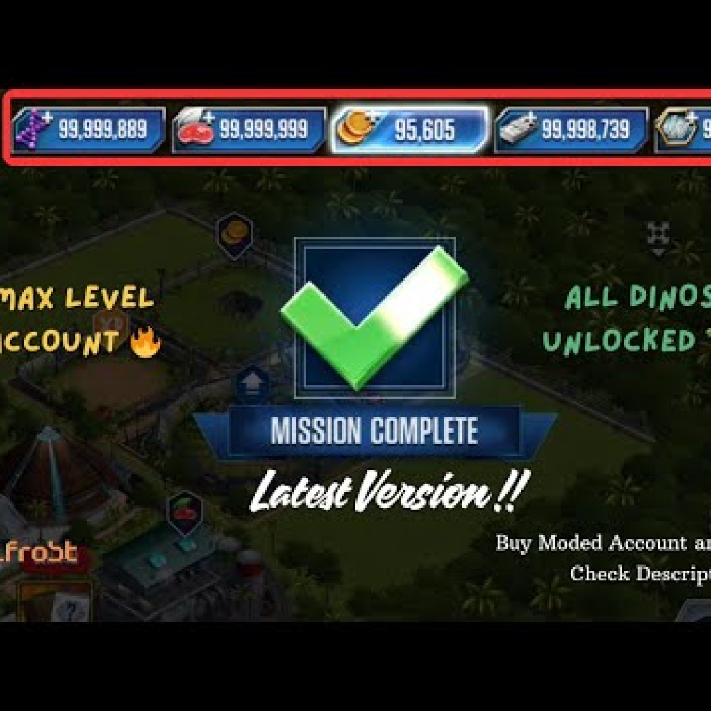 Jurassic World 2025 Mod APK: Tài nguyên vô hạn cho iOS & Android Jurassic World 2025 Mod APK: Tài nguyên vô hạn cho iOS & Android