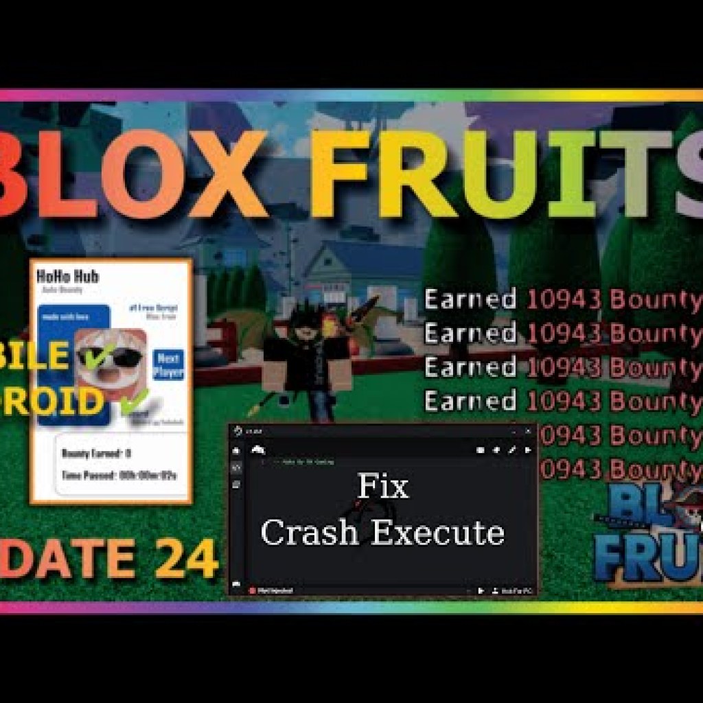 Cách Hack Blox Fruit: Script Auto Bounty HoHo Hub Siêu Vip – Fix Lỗi Execute Crash Game TNG Cách Hack Blox Fruit: Script Auto Bounty HoHo Hub Siêu Vip – Fix Lỗi Execute Crash Game TNG