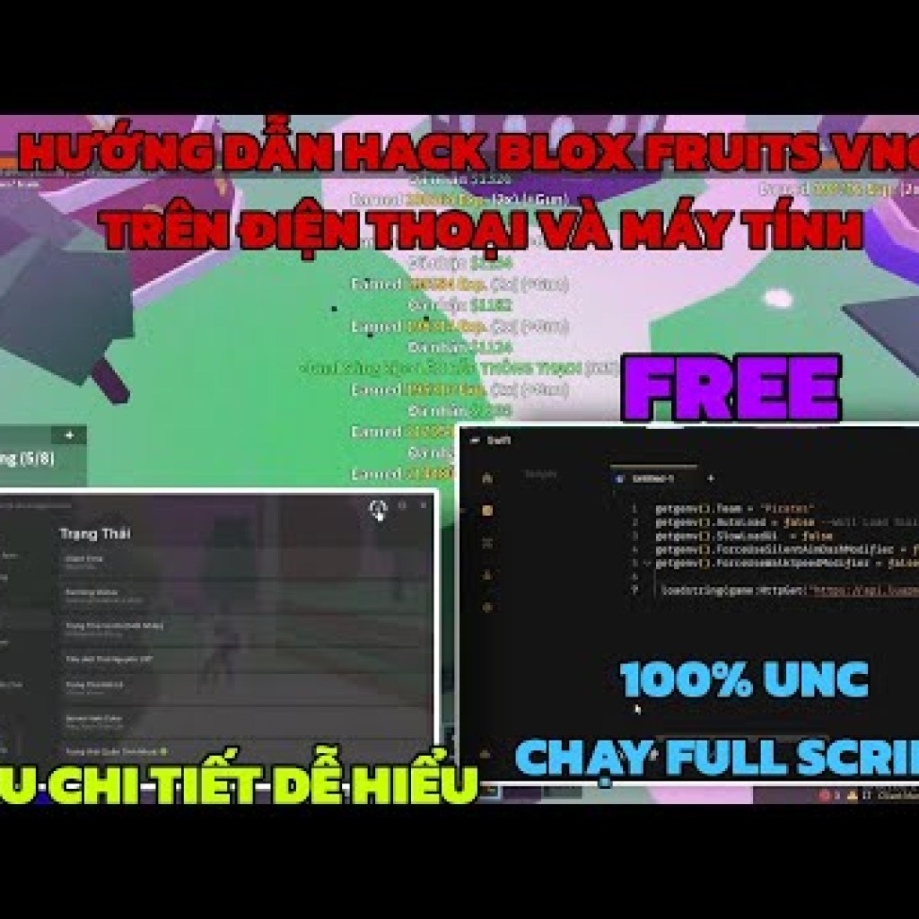 Hướng dẫn hack Blox Fruits VNG trên PC cho người mới – Script đầy đủ và chi tiết bằng Swift Hướng dẫn hack Blox Fruits VNG trên PC cho người mới – Script đầy đủ và chi tiết bằng Swift