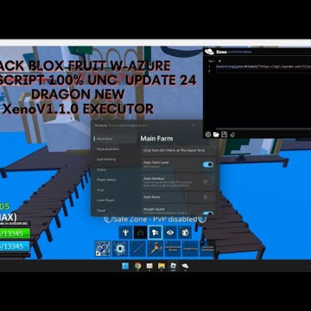 Xeno 100 UNC – Cách Hack Blox Fruit Roblox Update 24 Chạy Trên PC với Azure và Dragon mới nhất Xeno 100 UNC – Cách Hack Blox Fruit Roblox Update 24 Chạy Trên PC với Azure và Dragon mới nhất