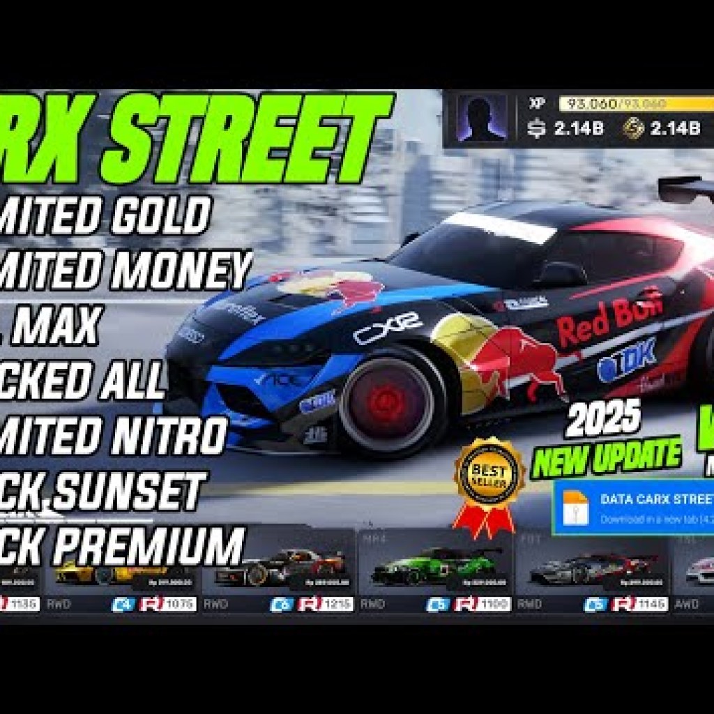 Carx Street MOD APK v181 – Gameplay Unlimited Money, Mở Khóa Tất Cả Xe, Không Bị Cấm, Cập Nhật 2025 Carx Street MOD APK v181 – Gameplay Unlimited Money, Mở Khóa Tất Cả Xe, Không Bị Cấm, Cập Nhật 2025