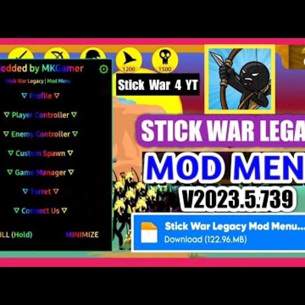 Tùy Chỉnh Stick War Legacy V20235739 – Bản Mod Menu Tùy Chỉnh Stick War Legacy V20235739 – Bản Mod Menu