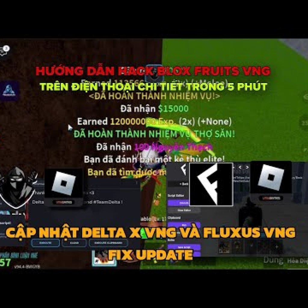 Hướng dẫn cài đặt hack Blox Fruits Delta X VNG và Fluxus VNG fix update trên điện thoại mới nhất Hướng dẫn cài đặt hack Blox Fruits Delta X VNG và Fluxus VNG fix update trên điện thoại mới nhất