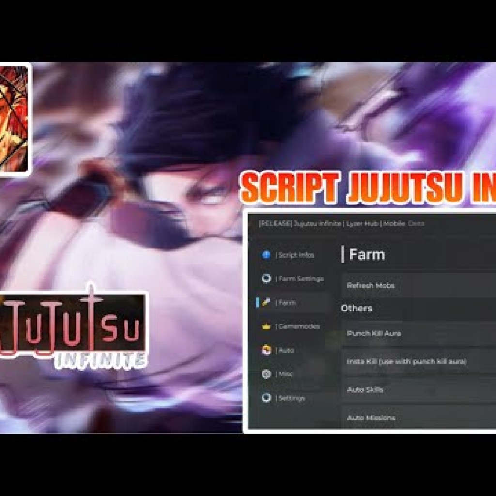 Cách Hack Jujutsu Infinite Trên Điện Thoại: Auto Farm, Auto Boss, Auto Mission, Auto Spin – Tối ưu SEO Cách Hack Jujutsu Infinite Trên Điện Thoại: Auto Farm, Auto Boss, Auto Mission, Auto Spin – Tối ưu SEO