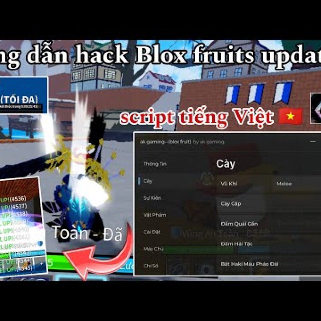 Hướng dẫn tải hack Blox fruits 2025 mới nhất trên điện thoại, menu tiếng Việt, frame level Hướng dẫn tải hack Blox fruits 2025 mới nhất trên điện thoại, menu tiếng Việt, frame level
