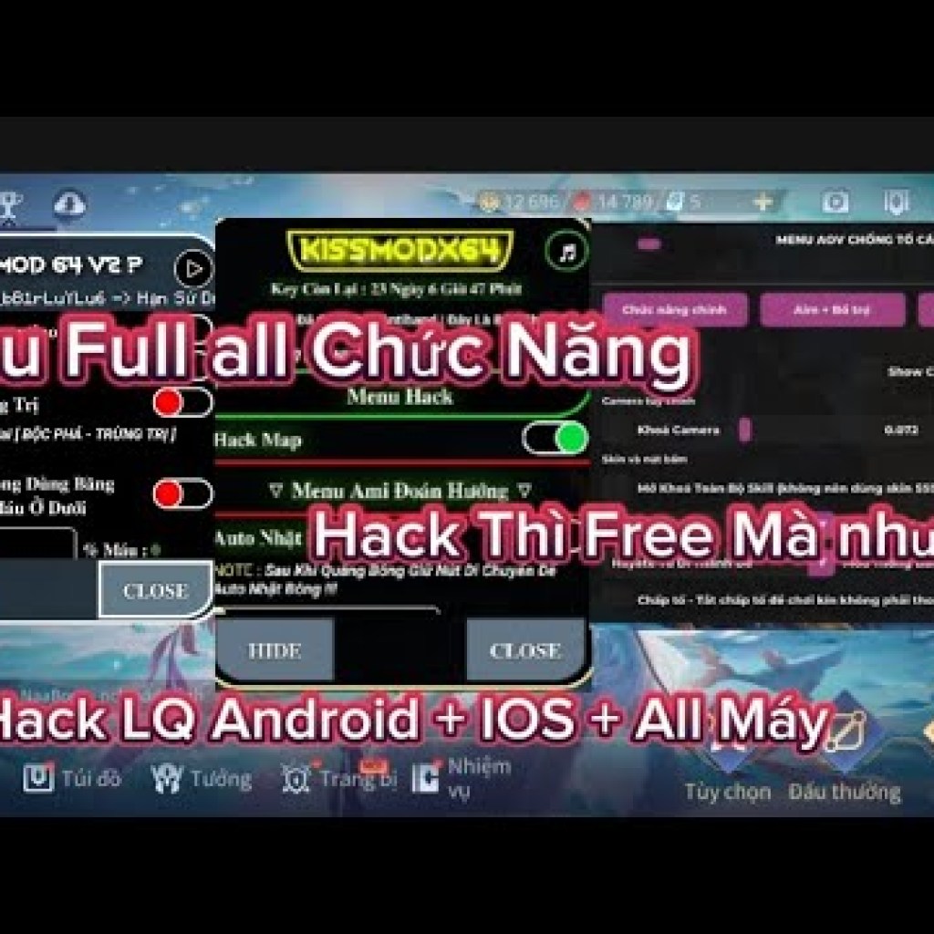 Hướng dẫn Hack Liên Quân Mới Nhất: Menu Hack Map LQ Mùa 33 và Mod Liên Quân Hướng dẫn Hack Liên Quân Mới Nhất: Menu Hack Map LQ Mùa 33 và Mod Liên Quân