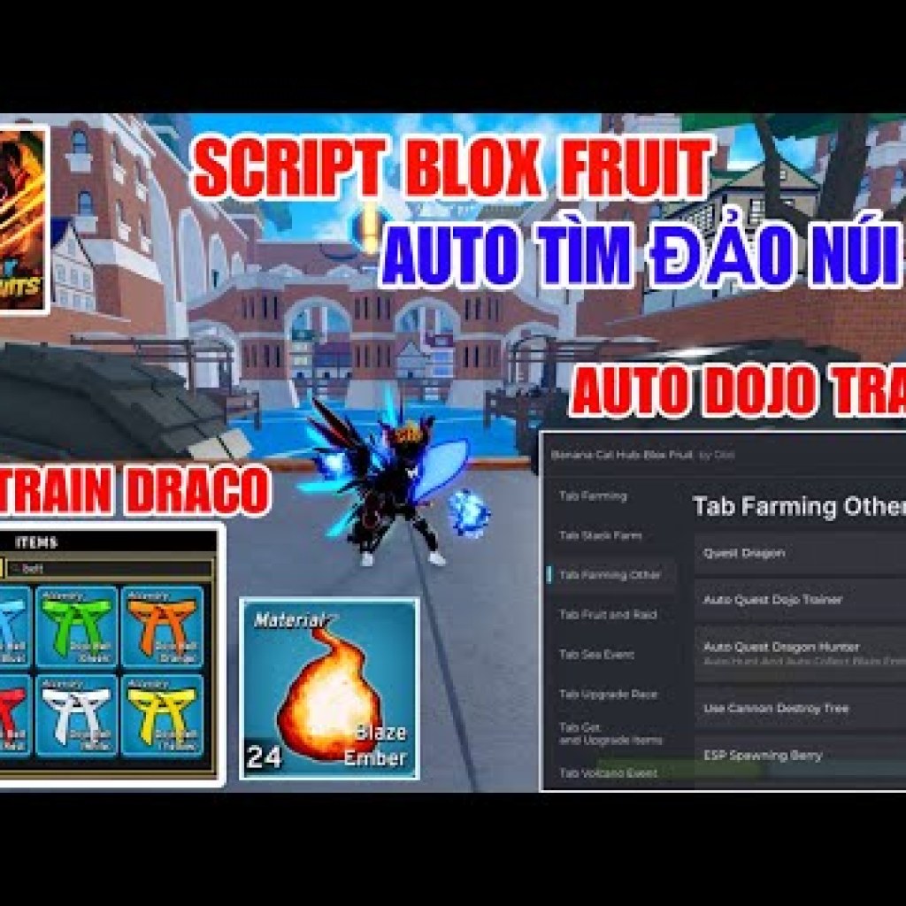 Hướng dẫn Hack Blox Fruit trên Điện Thoại: Tự động Tìm Đảo Núi Lửa, Dojo, và Săn Rồng Hướng dẫn Hack Blox Fruit trên Điện Thoại: Tự động Tìm Đảo Núi Lửa, Dojo, và Săn Rồng