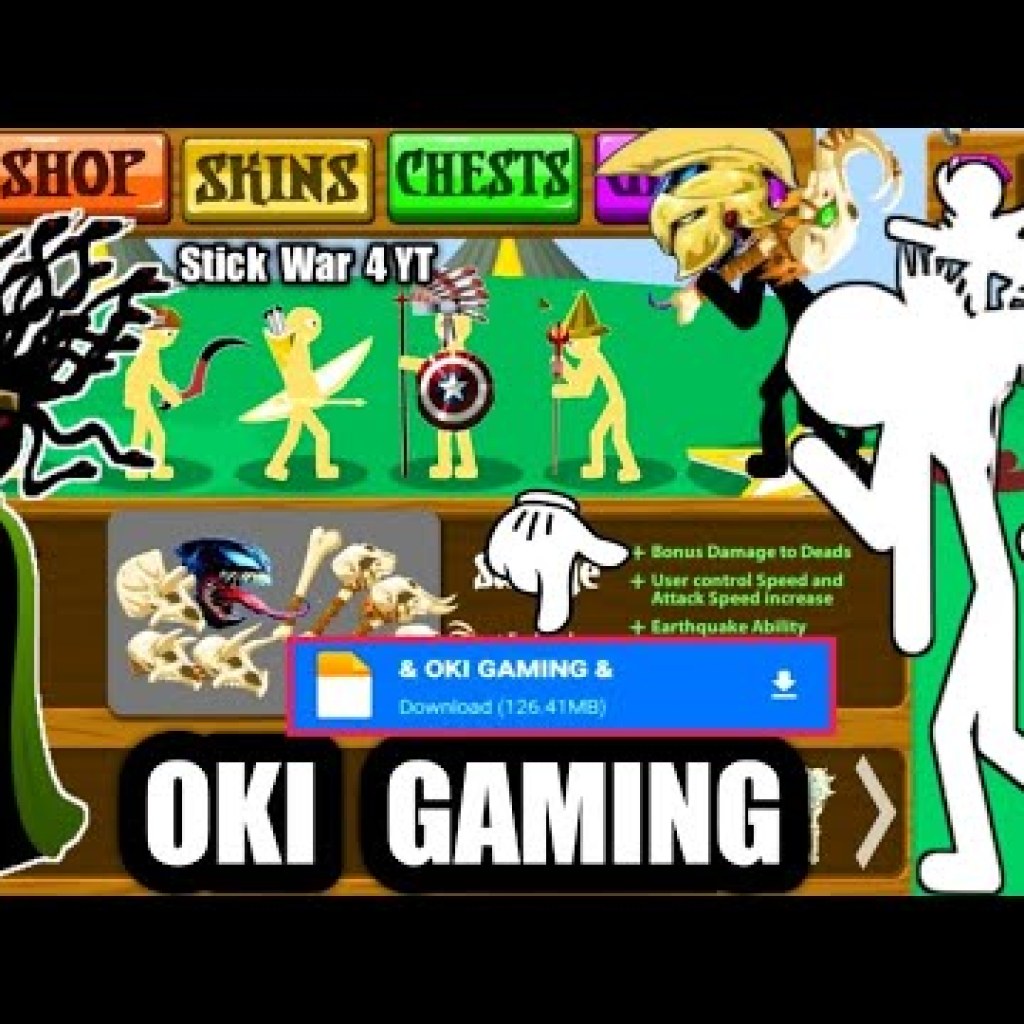 OKI Gaming Mod VIP Stick War Legacy – Tối ưu hóa trải nghiệm chơi game OKI Gaming Mod VIP Stick War Legacy – Tối ưu hóa trải nghiệm chơi game