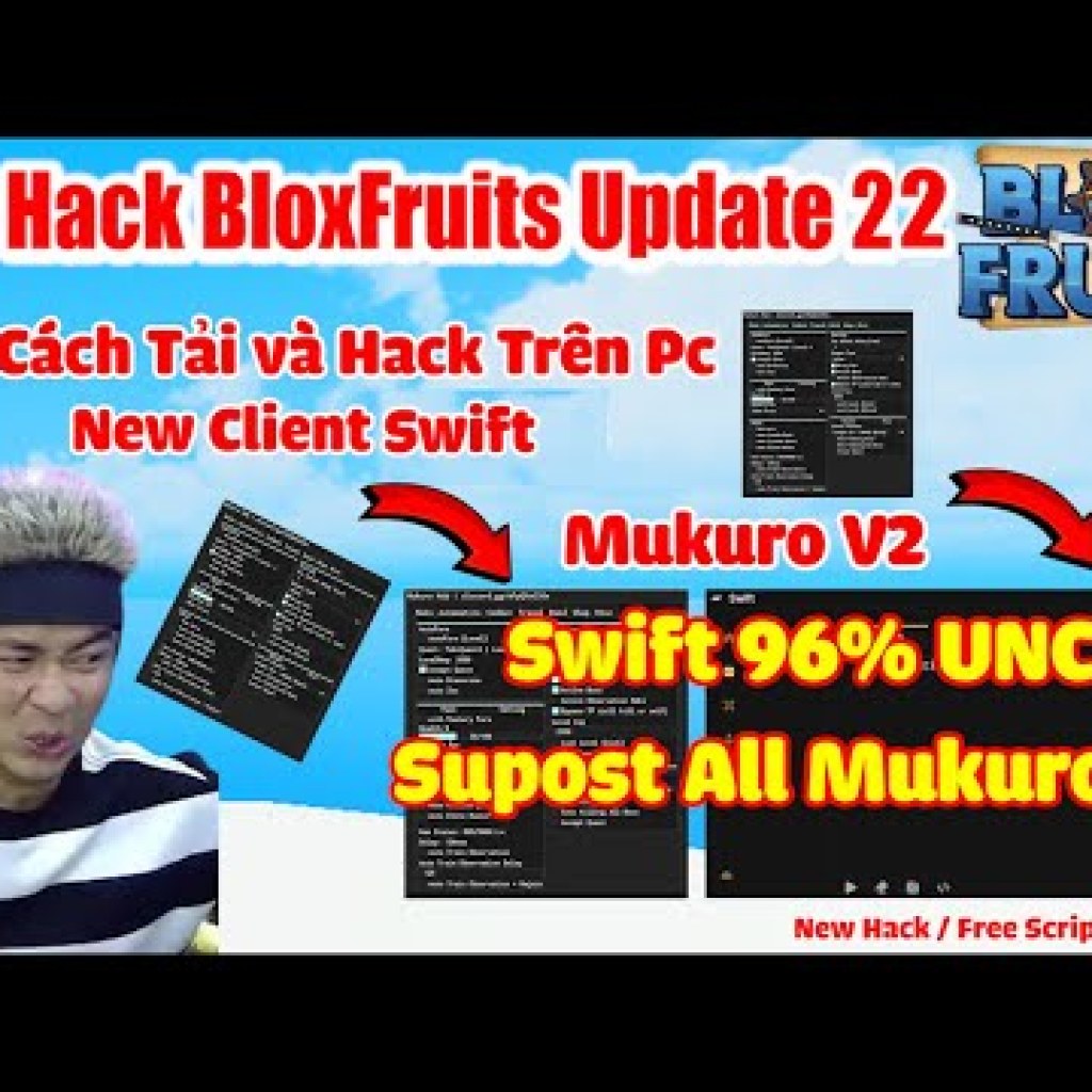Blox Fruit Swift Client Hack Mới Nhất Mukuro V2 – Tự Động Farm, Raid và Nhiều Tính Năng Khác Trên PC Blox Fruit Swift Client Hack Mới Nhất Mukuro V2 – Tự Động Farm, Raid và Nhiều Tính Năng Khác Trên PC