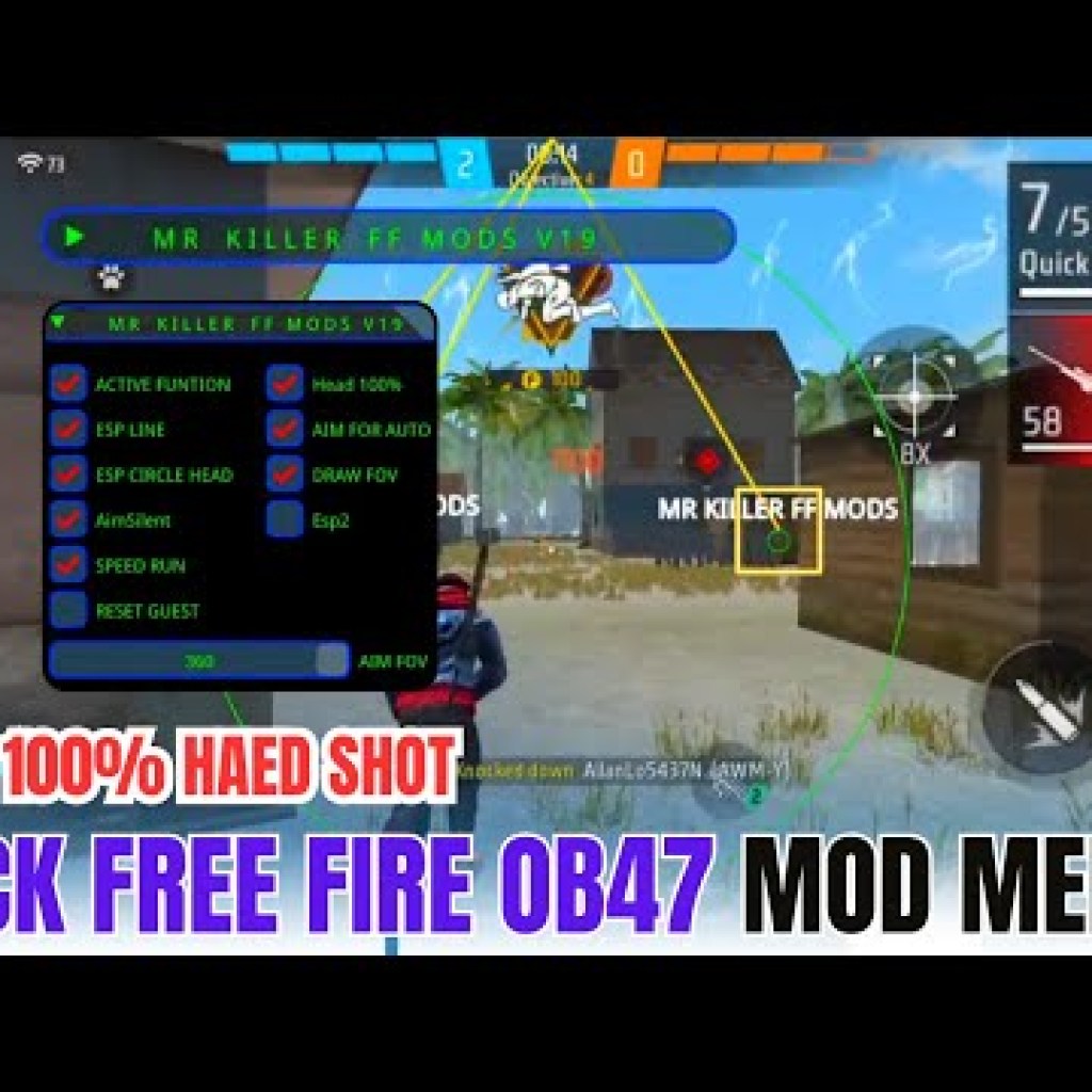 Hack FF OB47: Ghim Đầu NPC, Aim Lock, Headshot 100, Auto Rank Mới Nhất 2025 Hack FF OB47: Ghim Đầu NPC, Aim Lock, Headshot 100, Auto Rank Mới Nhất 2025