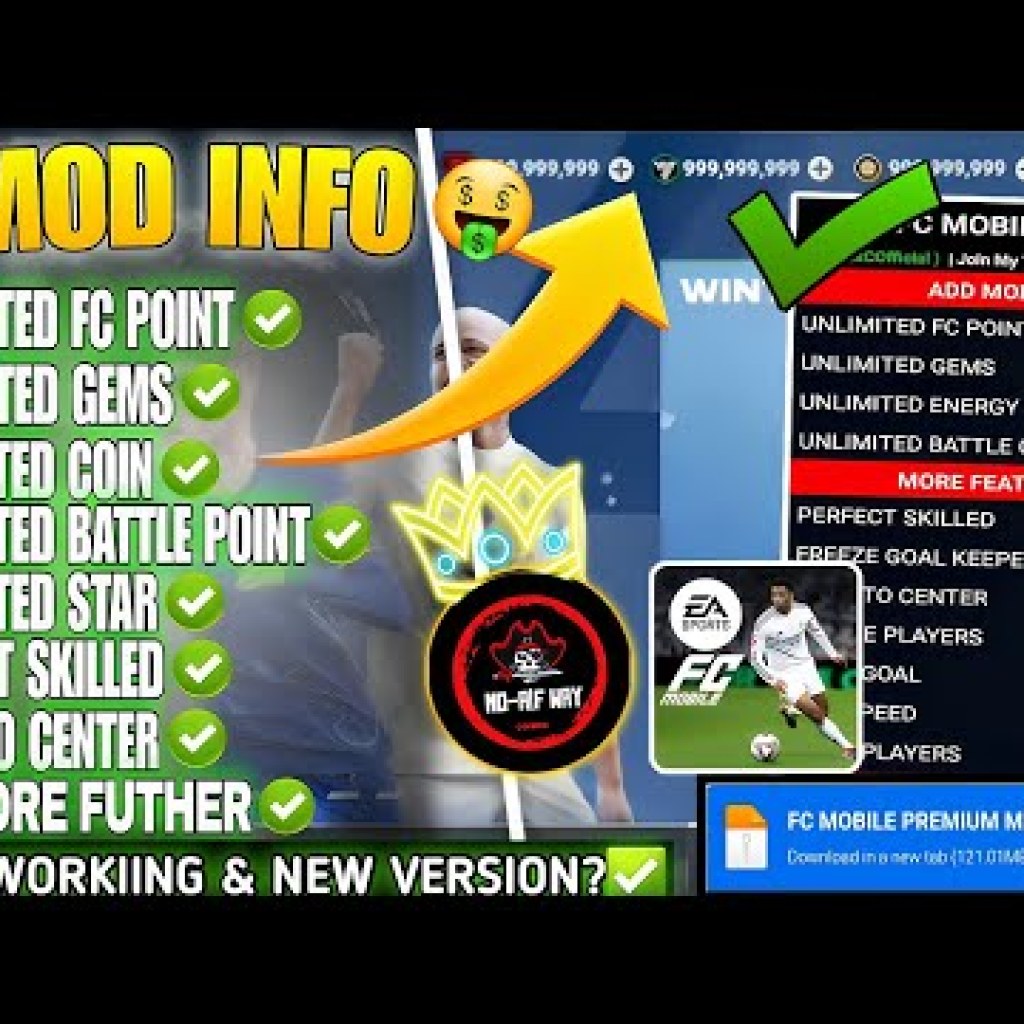 FC Mobile Mod Apk – Tăng Tiền Tự Động Thắng MOD MENU FC MOBILE Mediafire 2025 FC Mobile Mod Apk – Tăng Tiền Tự Động Thắng MOD MENU FC MOBILE Mediafire 2025