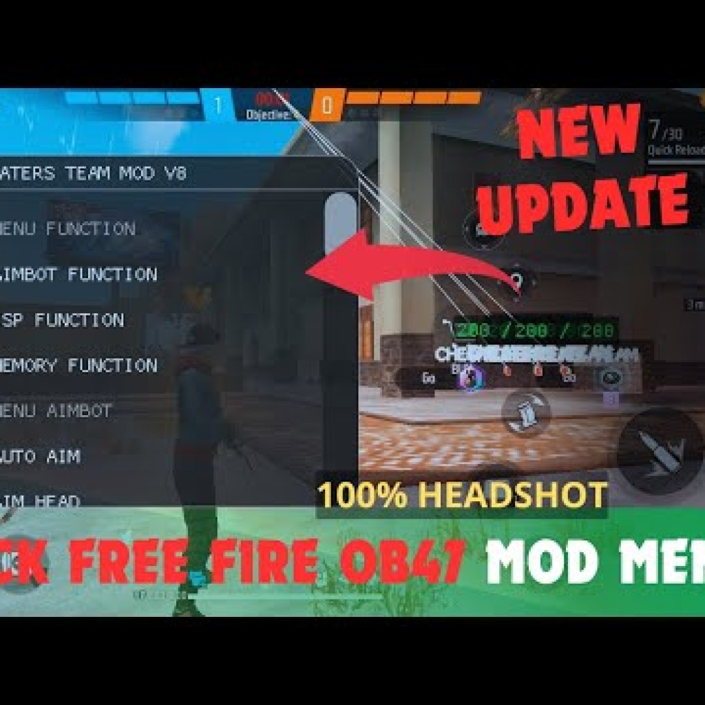 FF OB47 Mod Menu – Hack AimBot, Định Vị, Nạp Đạn Nhanh, Tính Năng VIP Chống Ban 2024 FF OB47 Mod Menu – Hack AimBot, Định Vị, Nạp Đạn Nhanh, Tính Năng VIP Chống Ban 2024