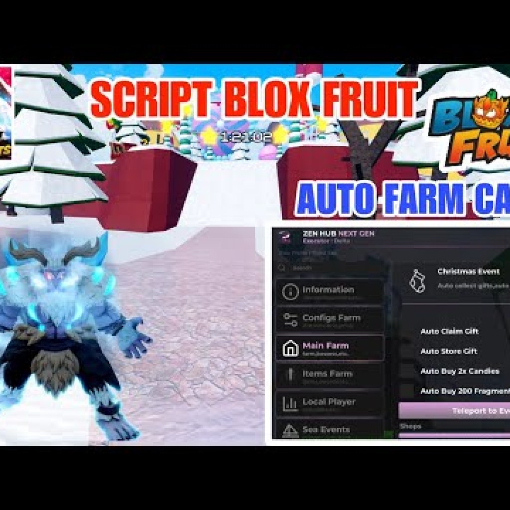 Cách Hack Blox Fruit UPDATE XMAS Trên Điện Thoại: Auto Farm Candy, Auto Dojo Quest, Auto Dragon V4 Cách Hack Blox Fruit UPDATE XMAS Trên Điện Thoại: Auto Farm Candy, Auto Dojo Quest, Auto Dragon V4