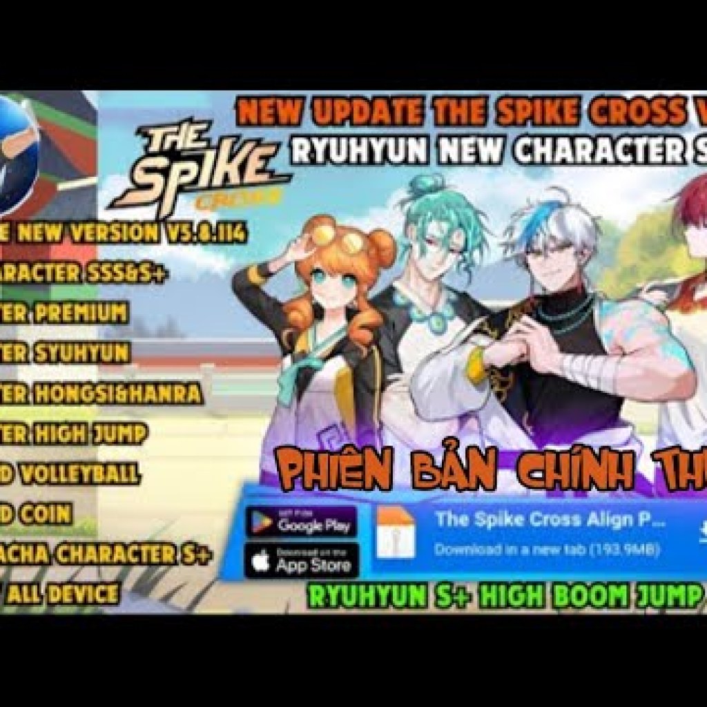 Hack The Spike V58215 – Cách Tải và Sử Dụng APKIOS ANTIBAN FULL Cầu Thủ SFull Tiền Hack The Spike V58215 – Cách Tải và Sử Dụng APKIOS ANTIBAN FULL Cầu Thủ SFull Tiền