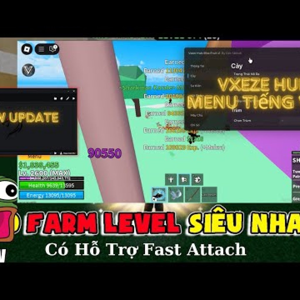 Cách Hack Blox Fruit Update 22 Trên Máy Tính: Script Auto Farm Fruit Menu Tiếng Việt Siêu Vip Cách Hack Blox Fruit Update 22 Trên Máy Tính: Script Auto Farm Fruit Menu Tiếng Việt Siêu Vip